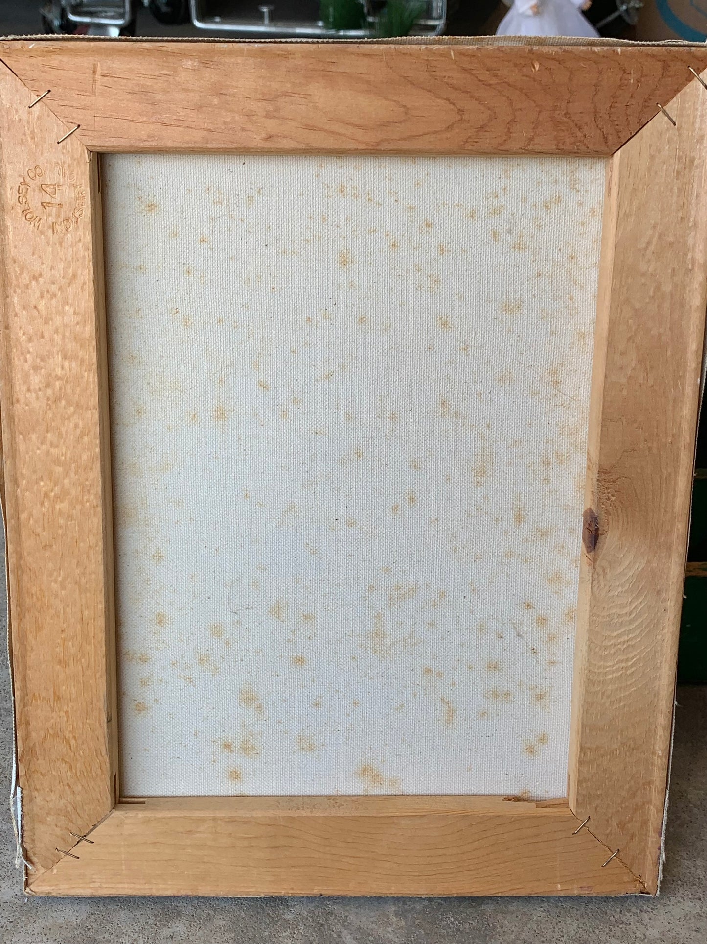 Vintage Elvis painting original portrait art