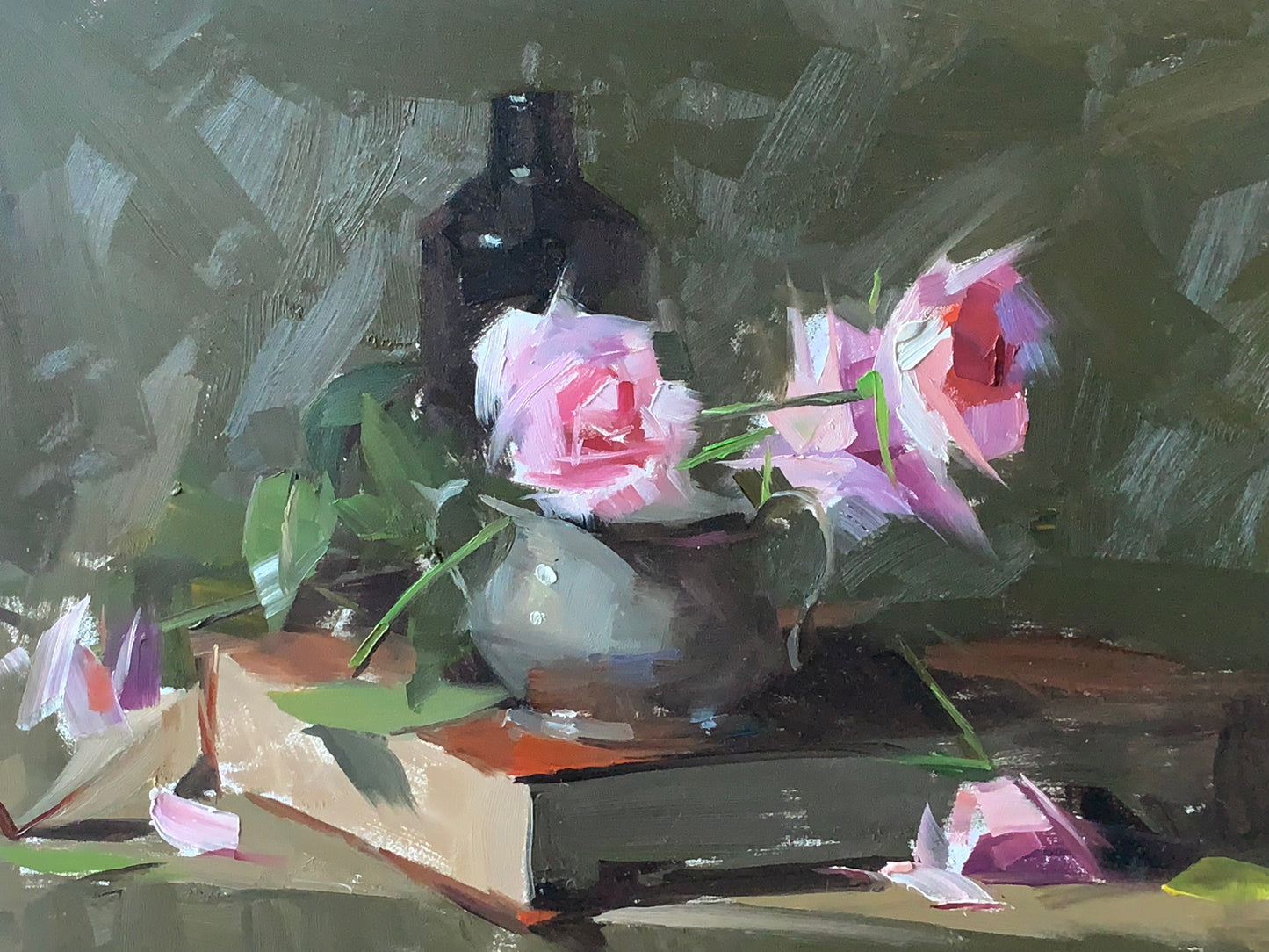 Original signed Qiang Huang painting