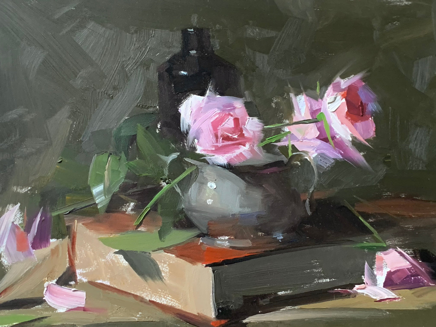 Original signed Qiang Huang painting