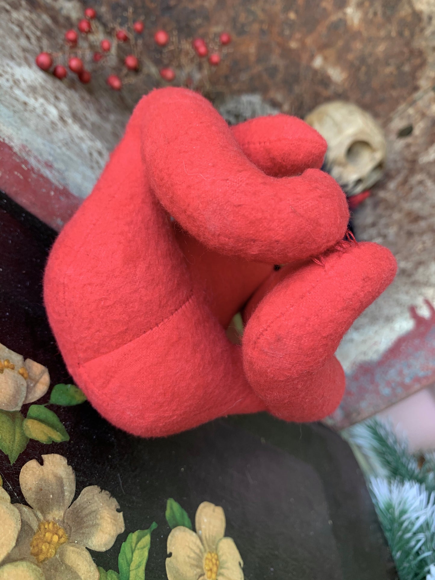 Vintage rare winking devil pixie doll