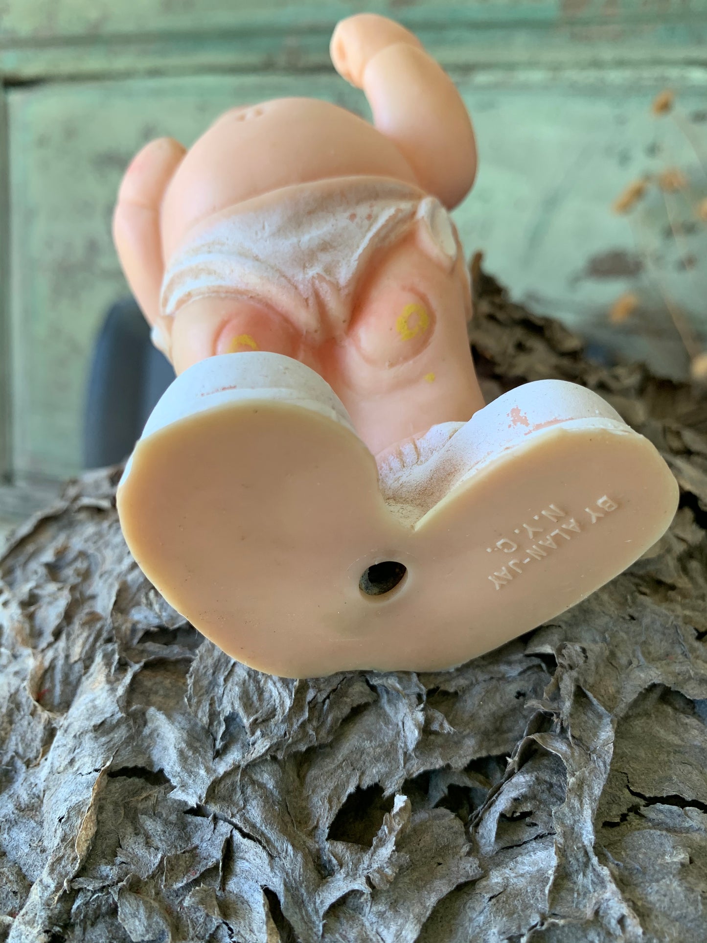 Vintage Alan Jay grumpy boy squeaker