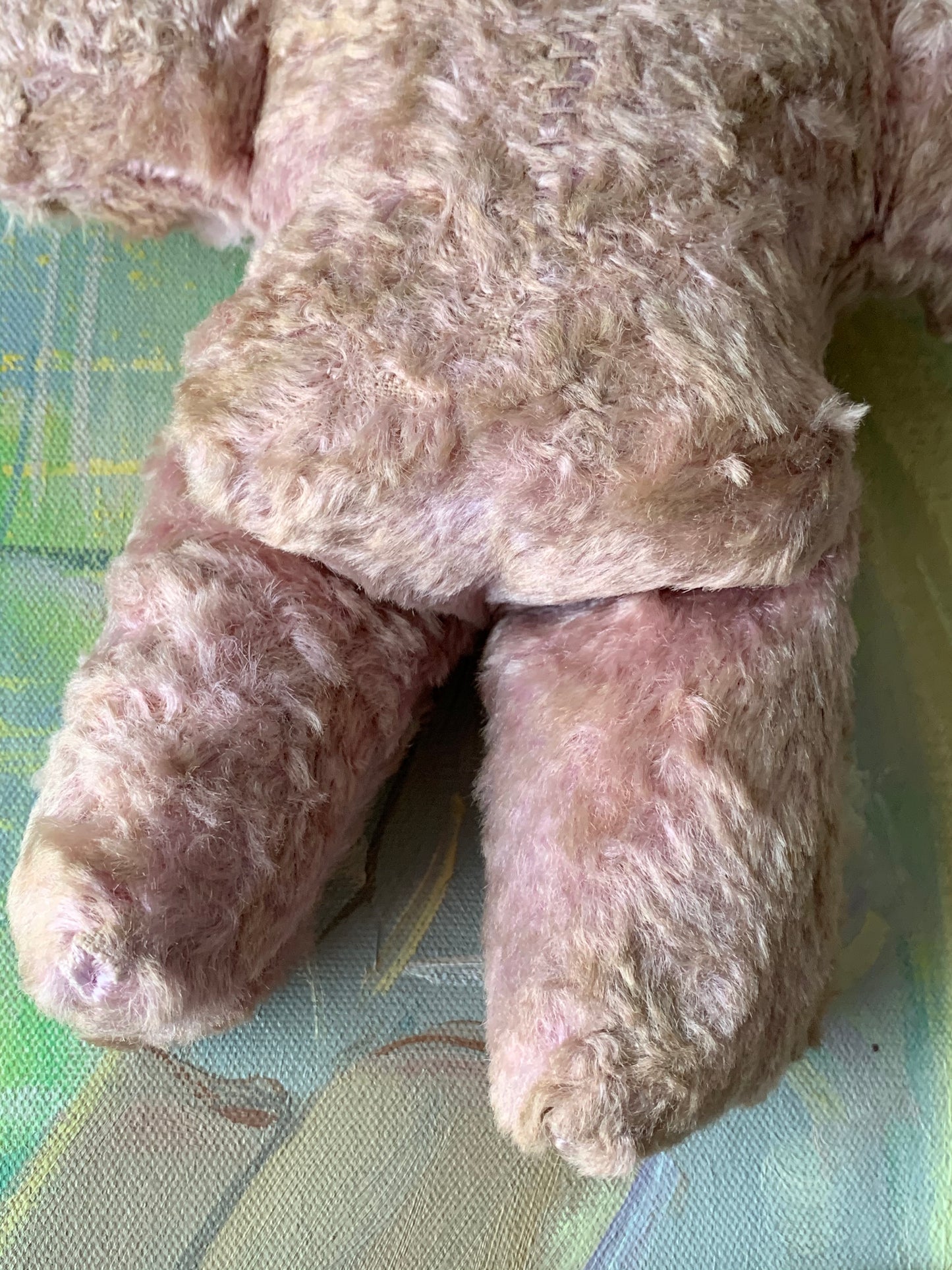 Vintage small stuffed bunny girl