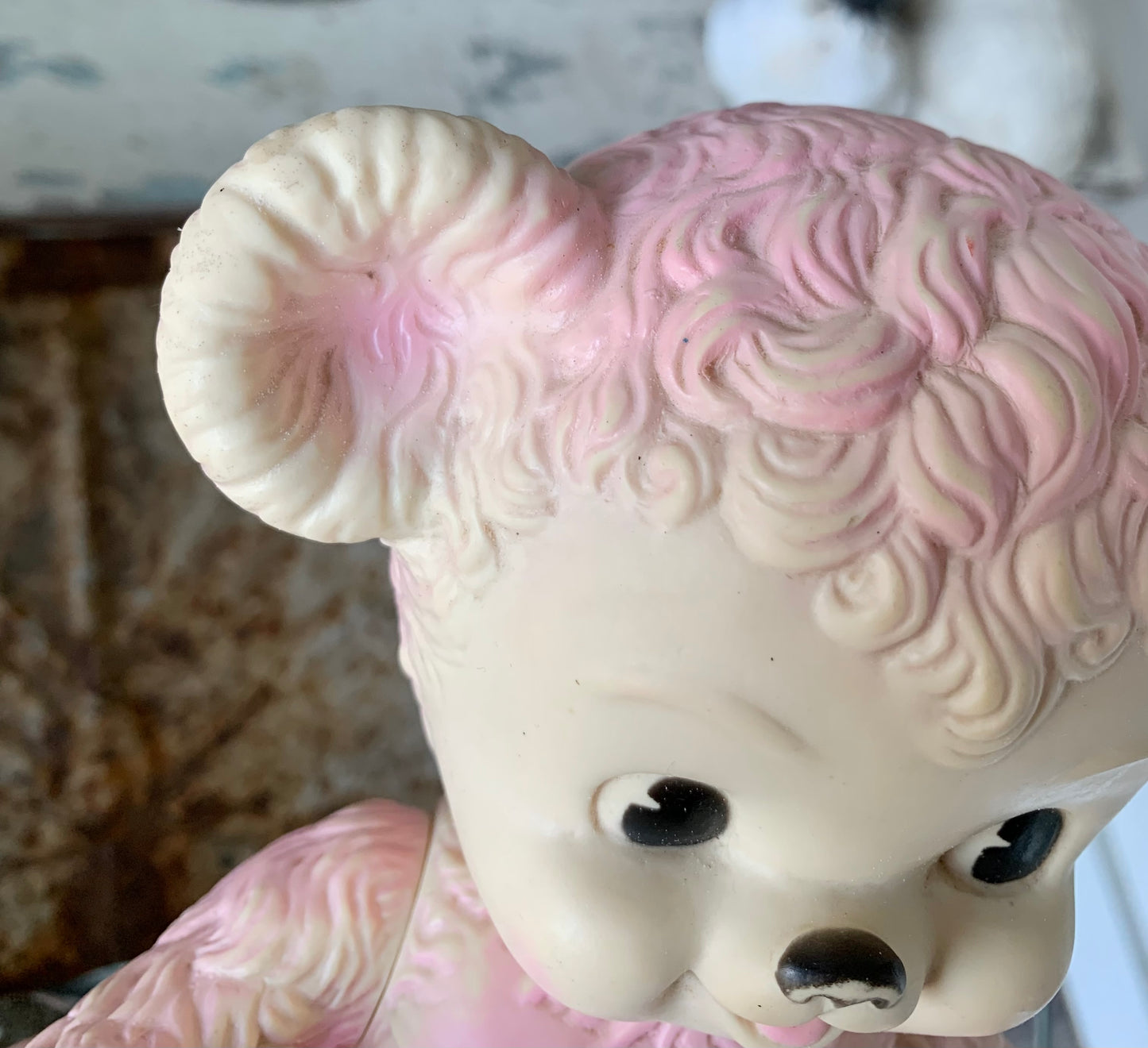 Vintage Sunny bear Sun rubber squeak toy