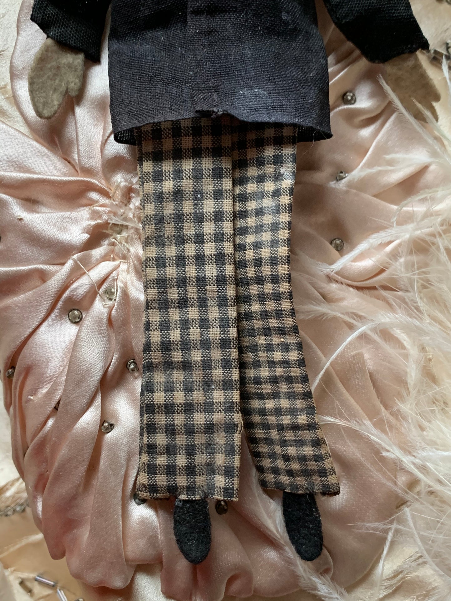 Vintage mini smoker doll