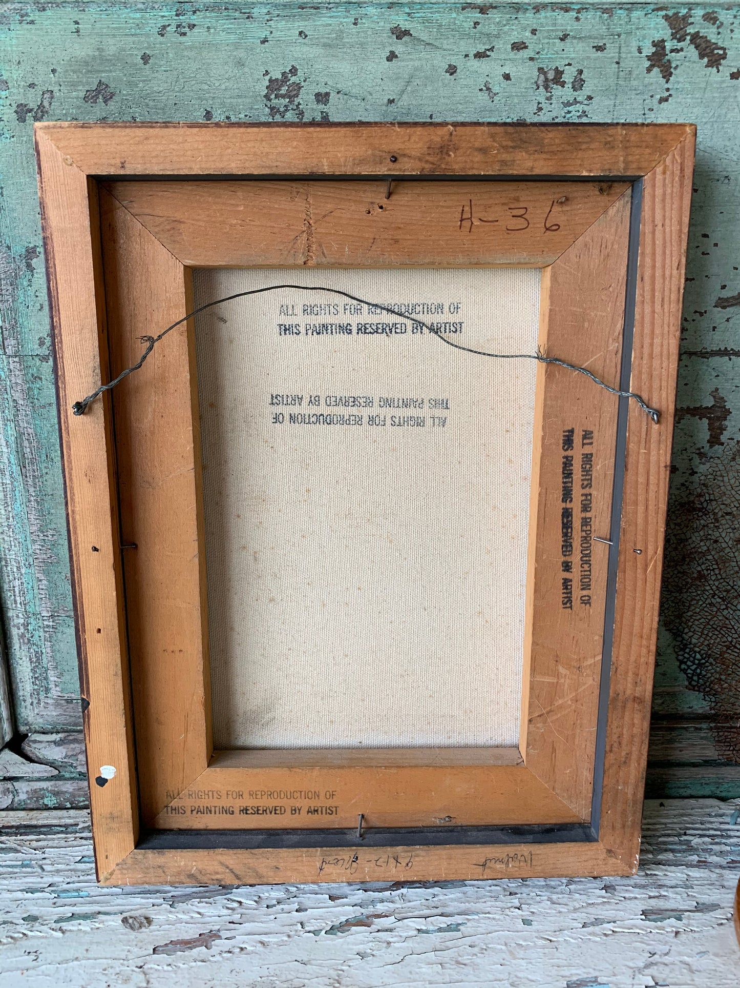 Vintage original Jose Montanes painting signed male portrait