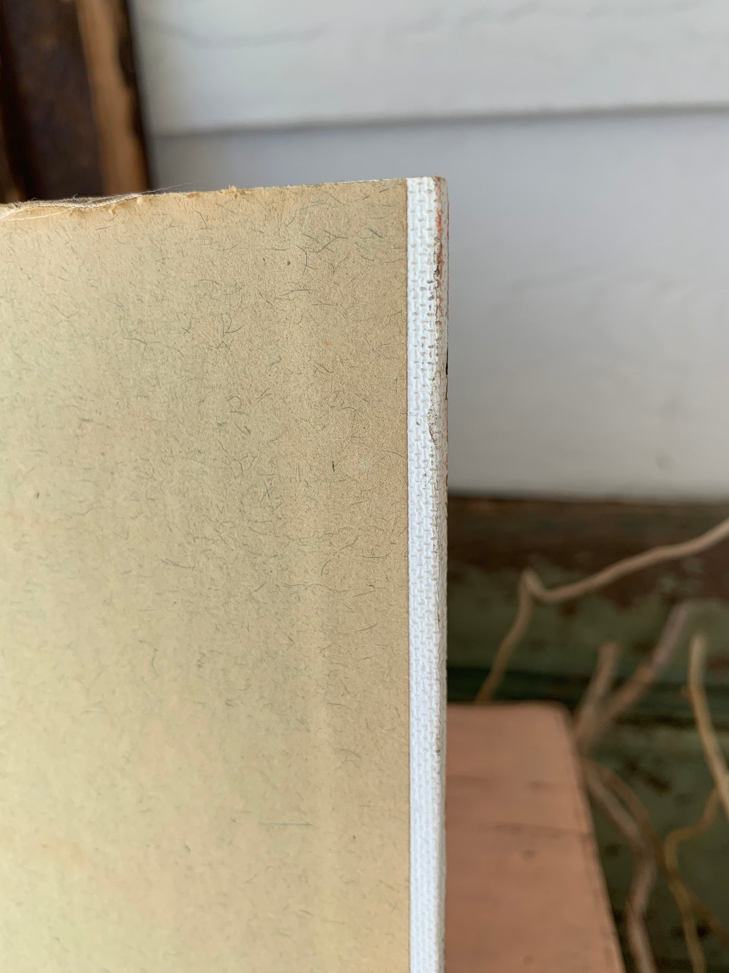 Vintage original mid century portrait painting