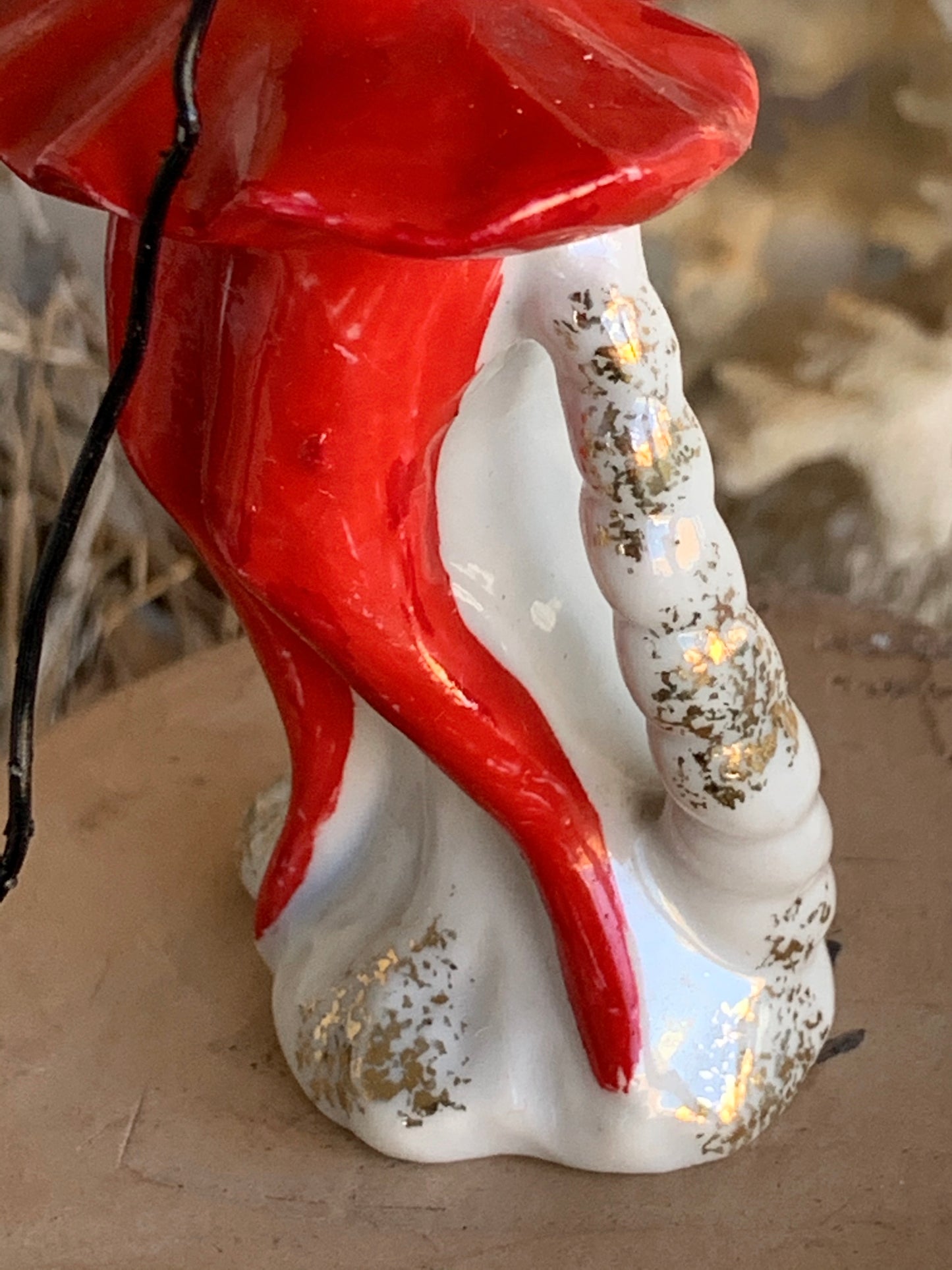 Vintage mini devil ballerina figurine