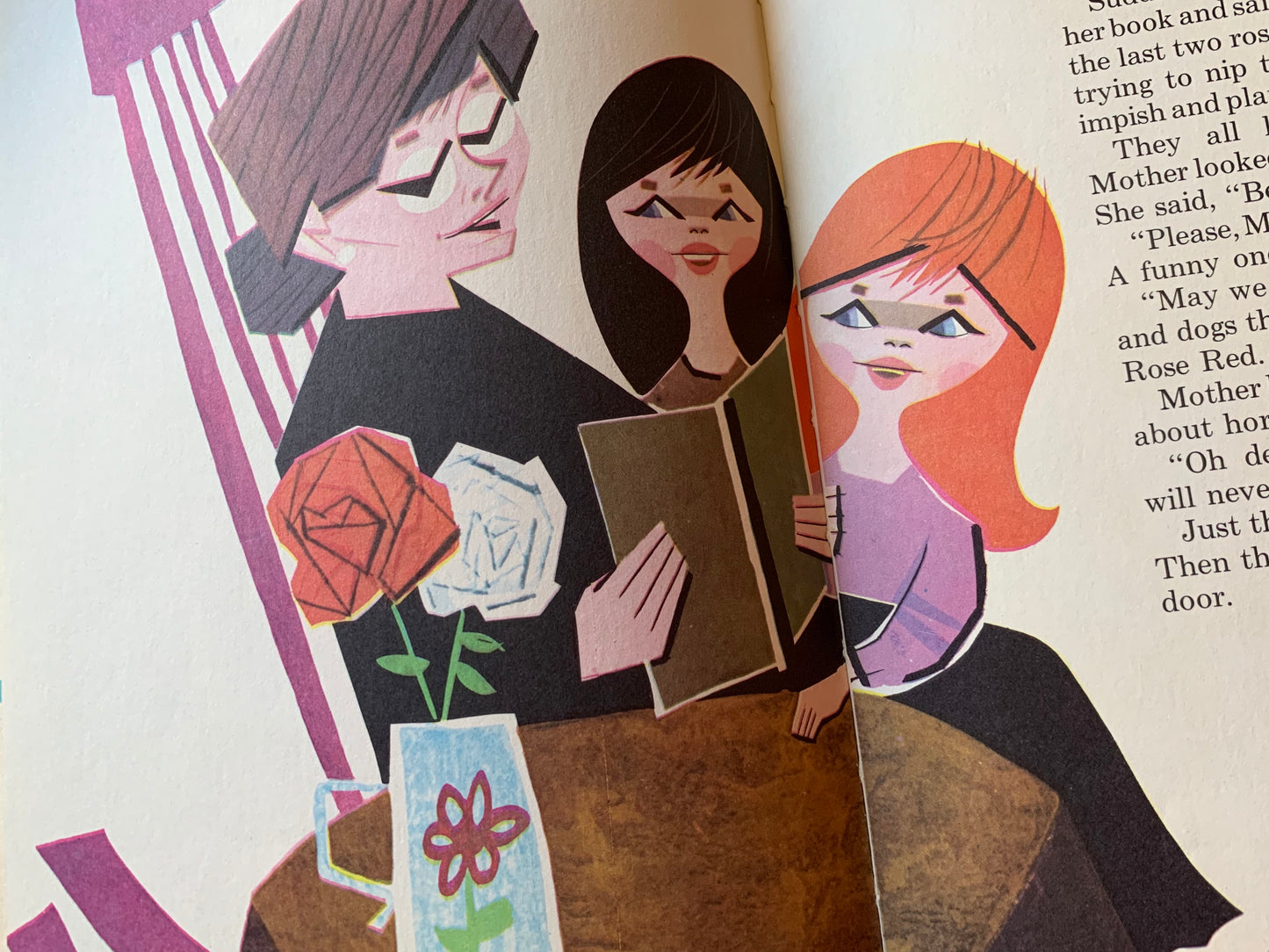 Vintage 60s Snow White and Rose Red book