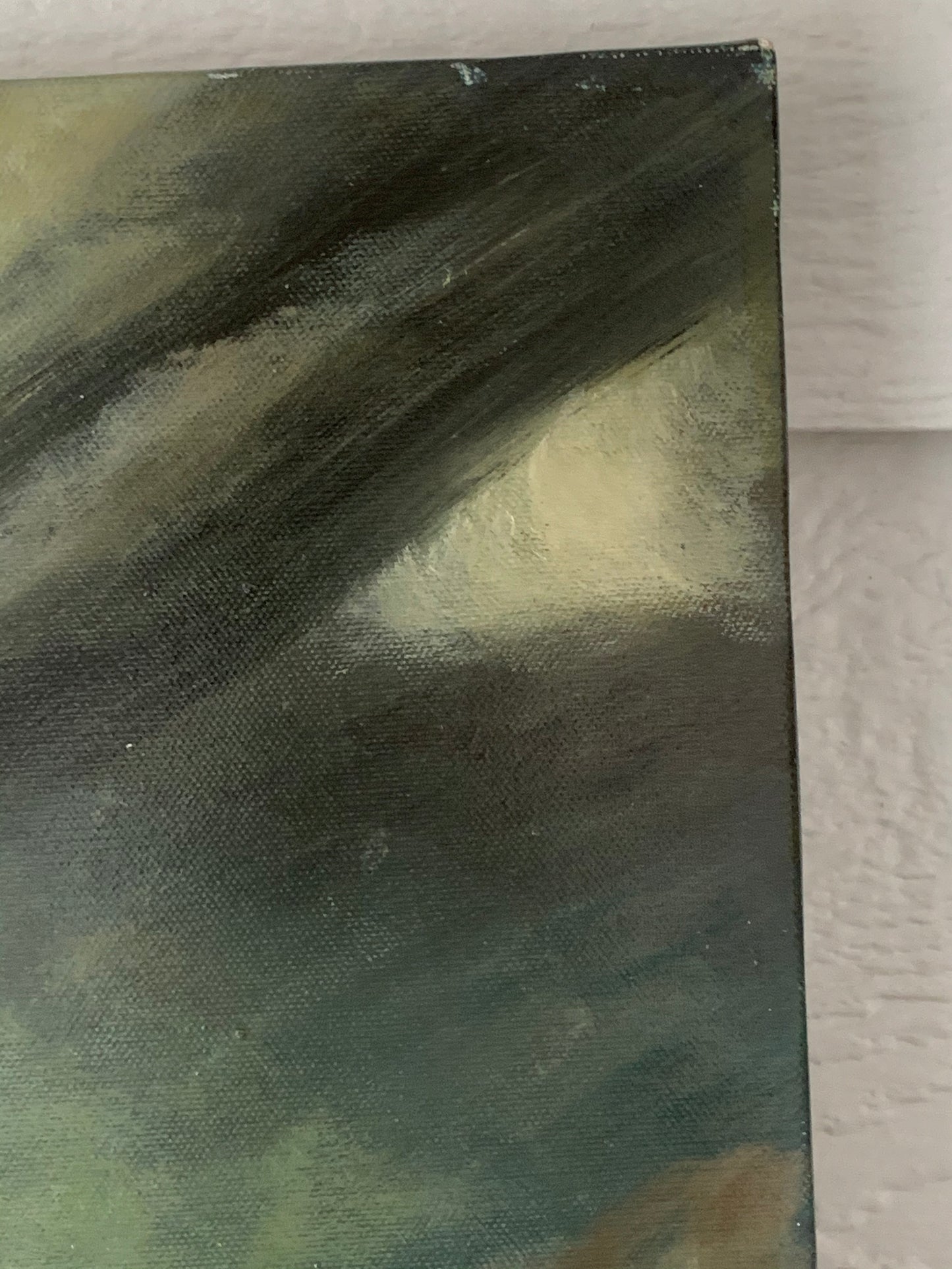 Vintage large original Napoleon reproduction painting