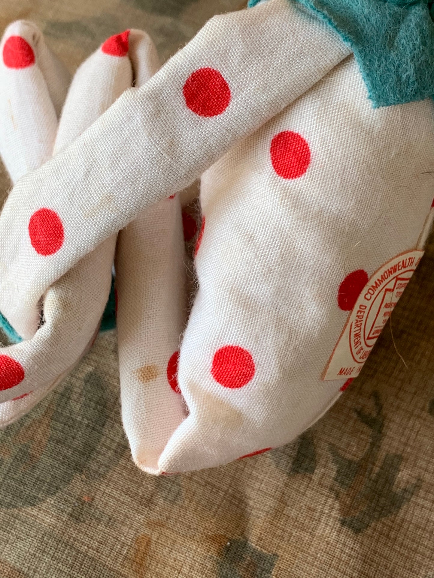 Vintage snowman knee hugger