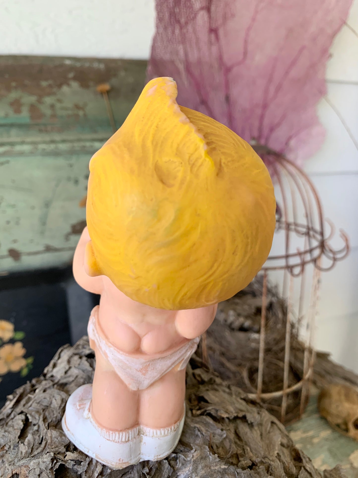 Vintage Alan Jay grumpy boy squeaker