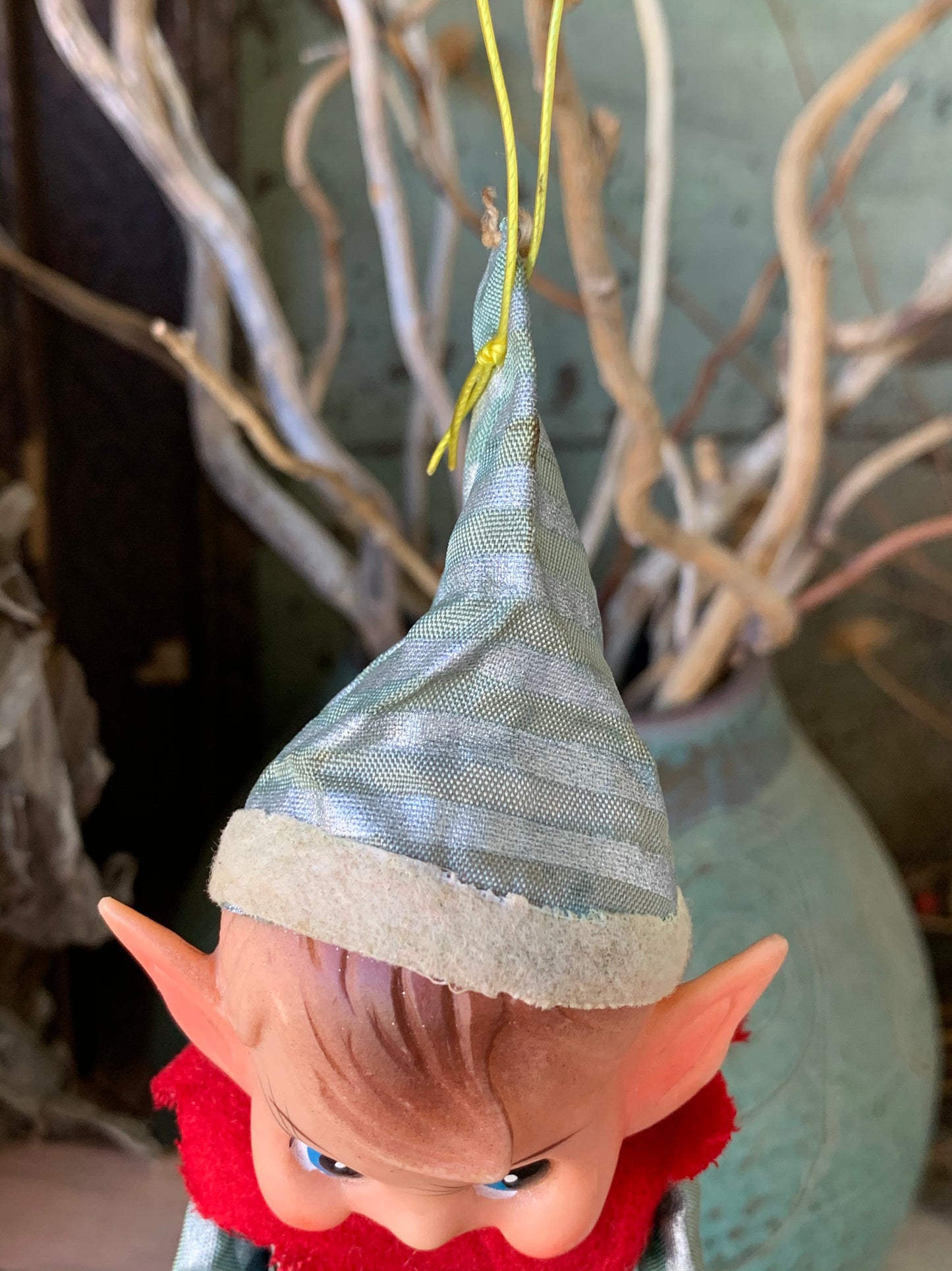 Vintage striped knee hugger elf