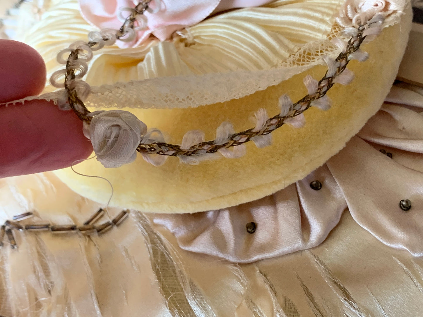 Vintage bathing beauty powder puff