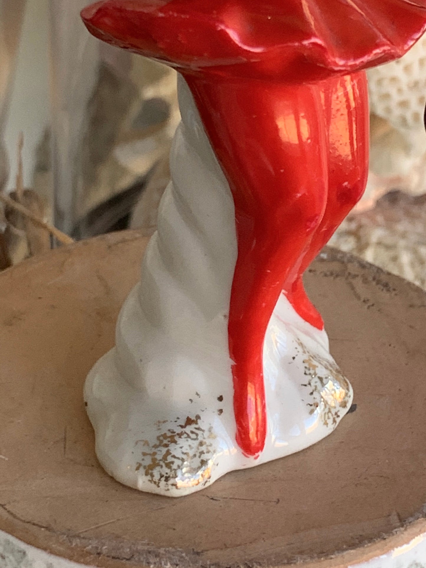 Vintage mini devil ballerina figurine