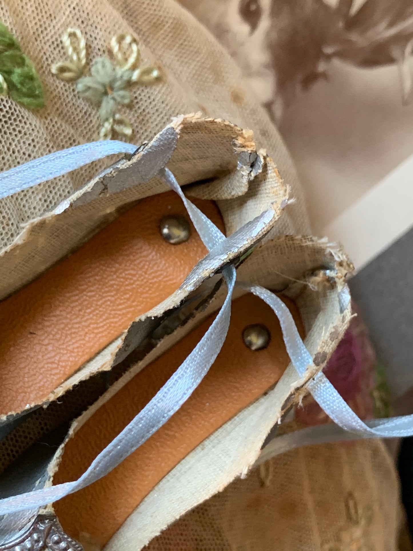 Vintage boudoir doll shoes