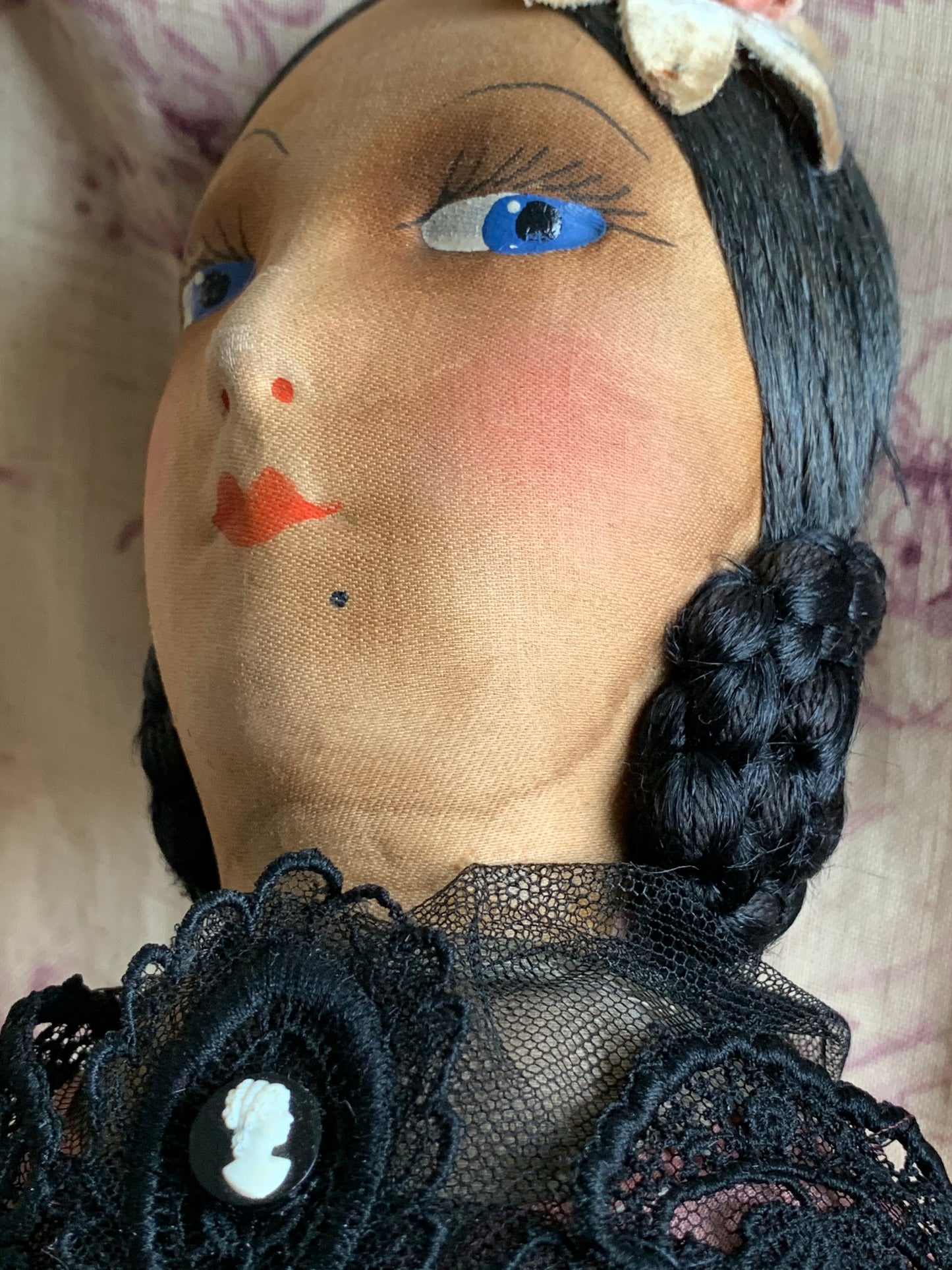 Vintage small boudoir doll
