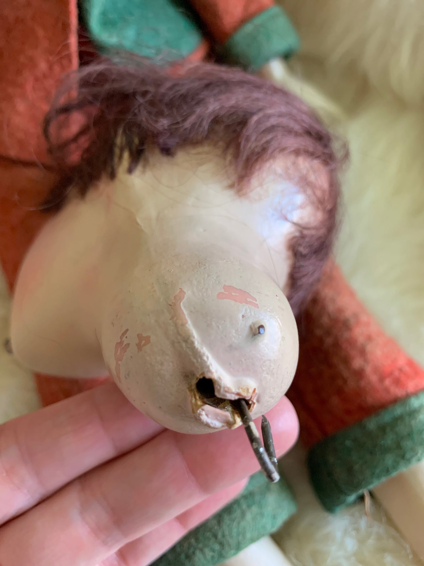 Vintage Cubeb smoker boudoir doll