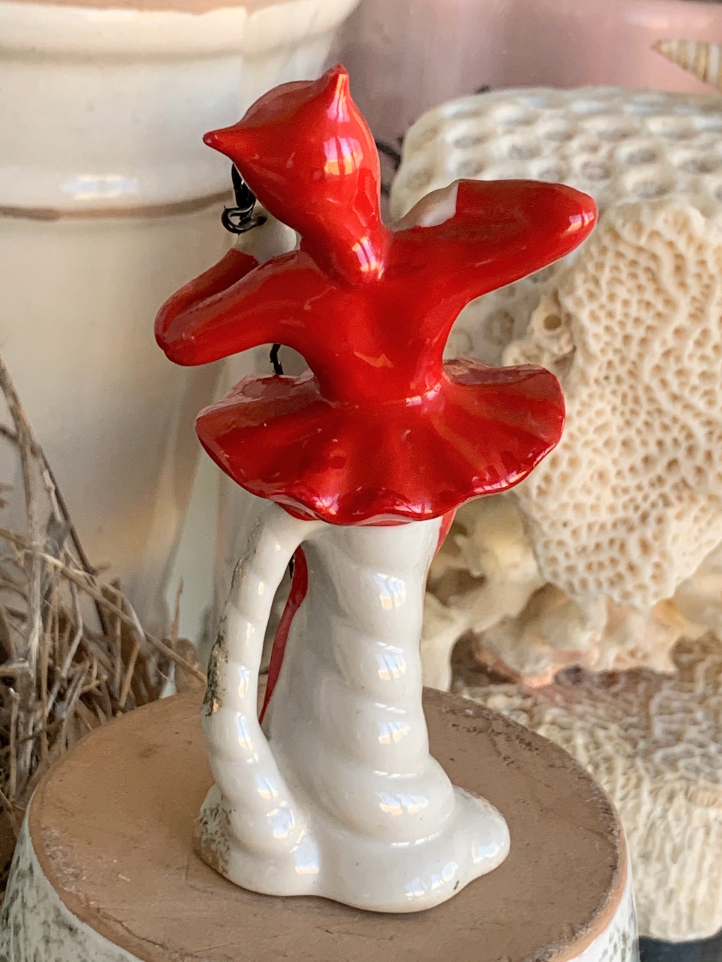 Vintage mini devil ballerina figurine