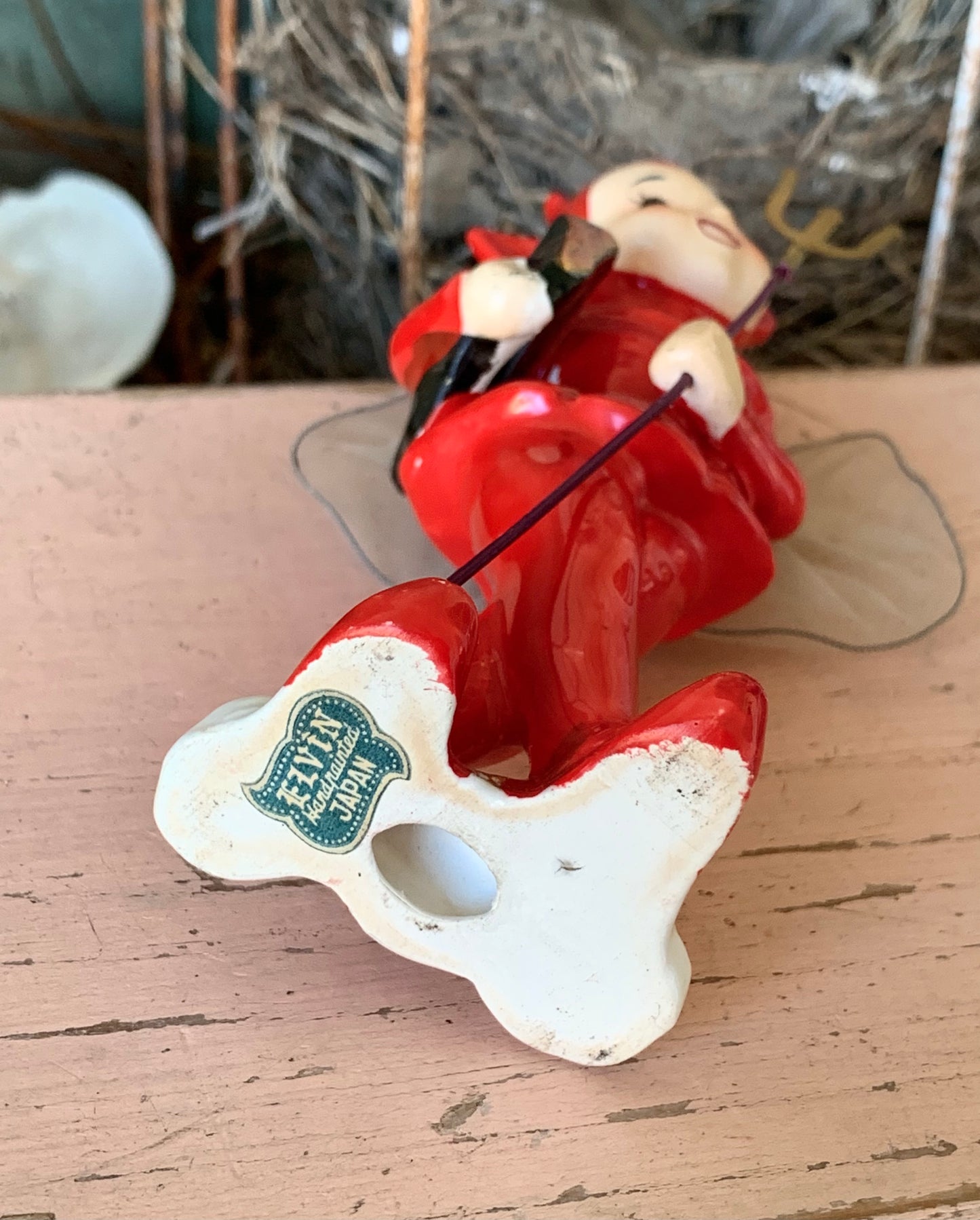 Vintage devil pixie elf figurine