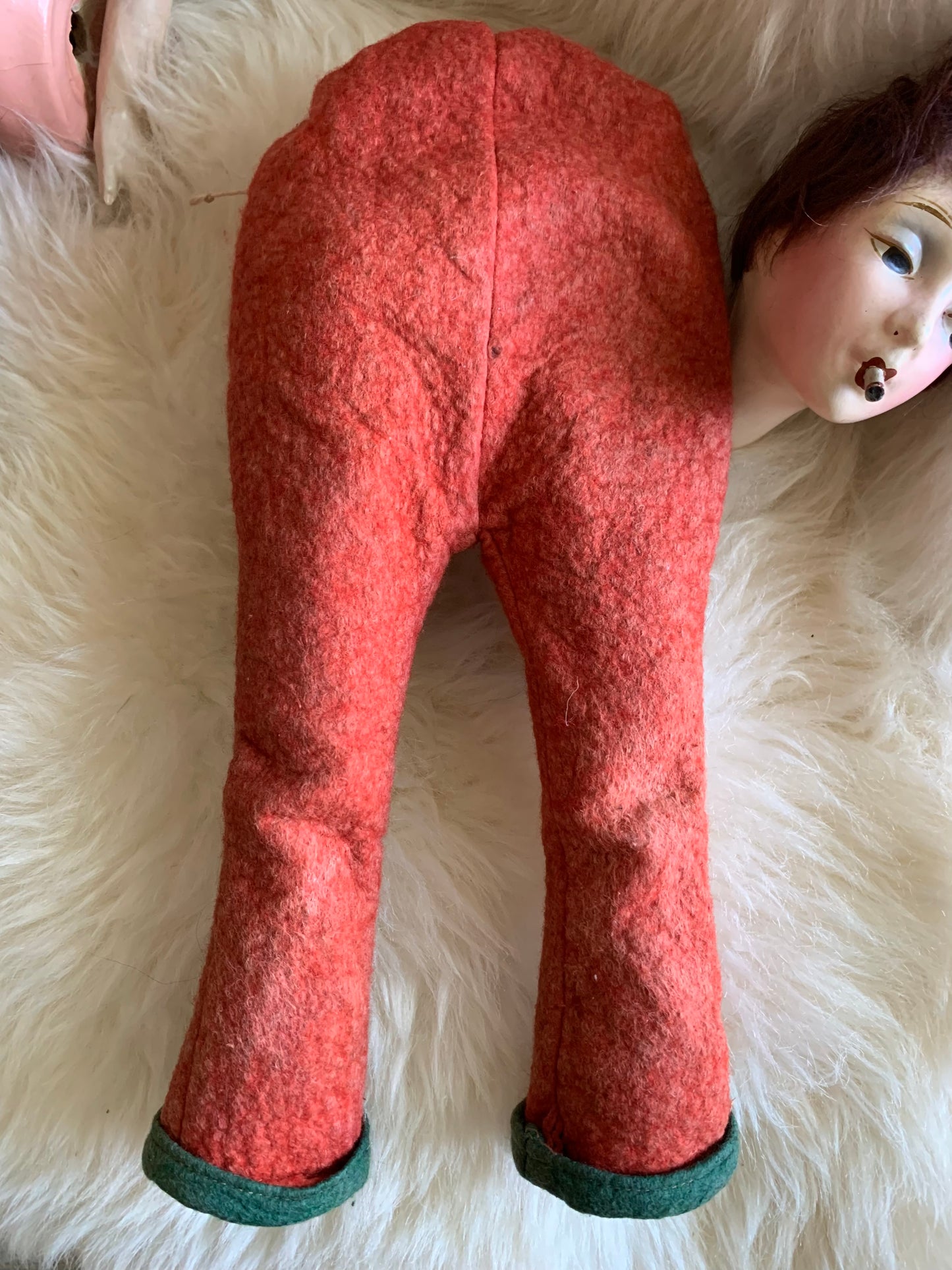 Vintage Cubeb smoker boudoir doll