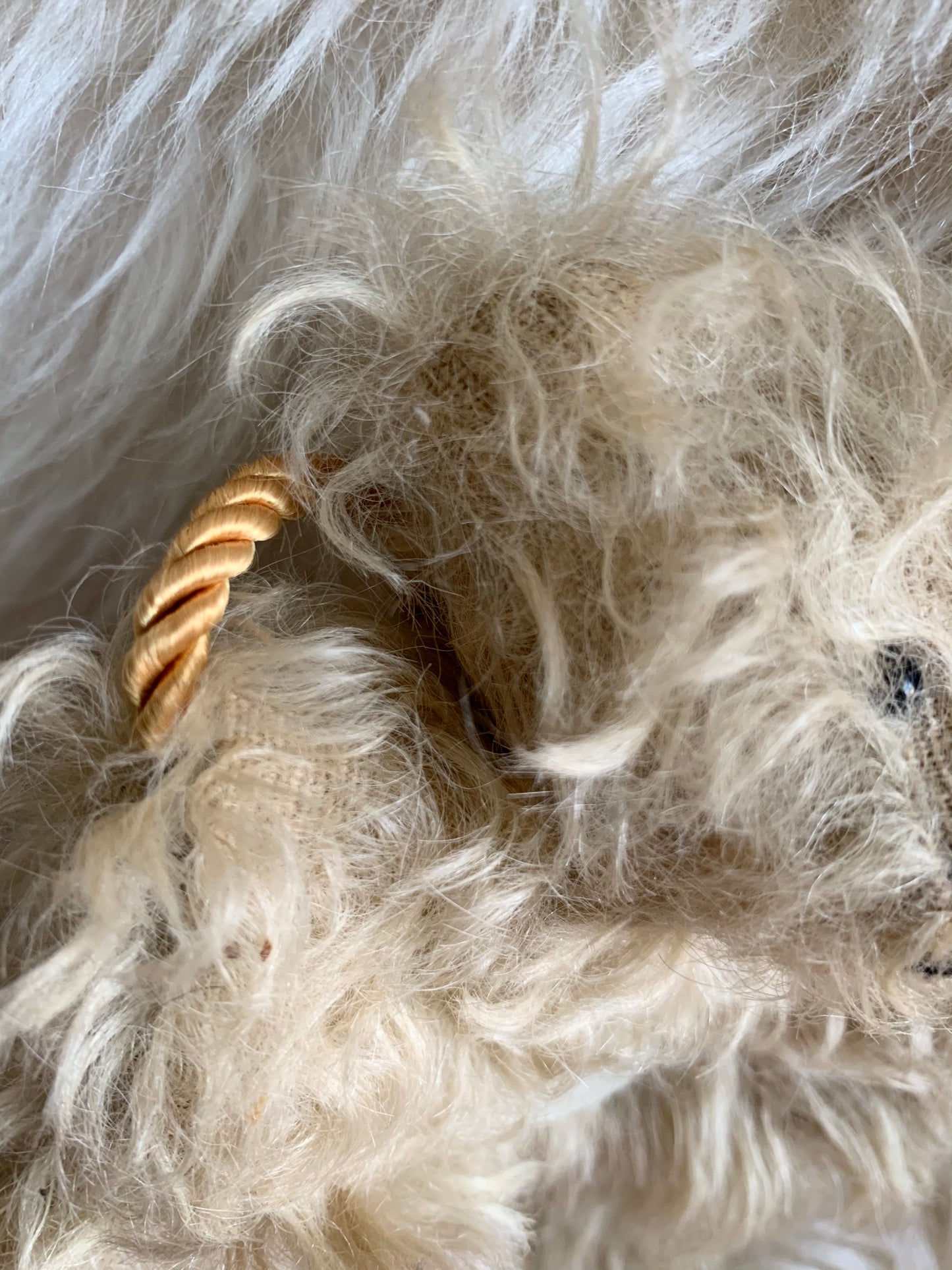 Vintage small teddy bear purse