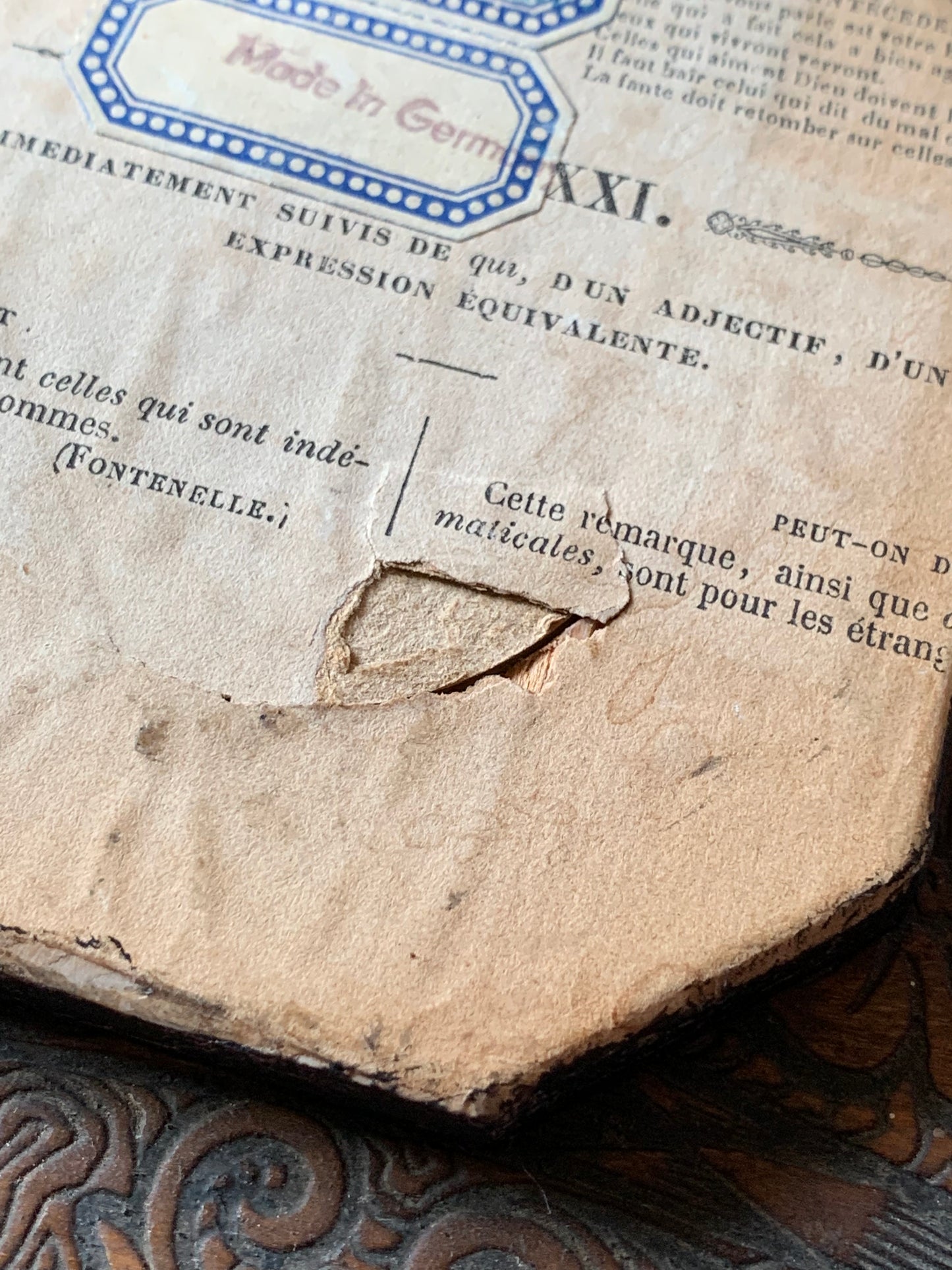 Antique miniature portrait painting