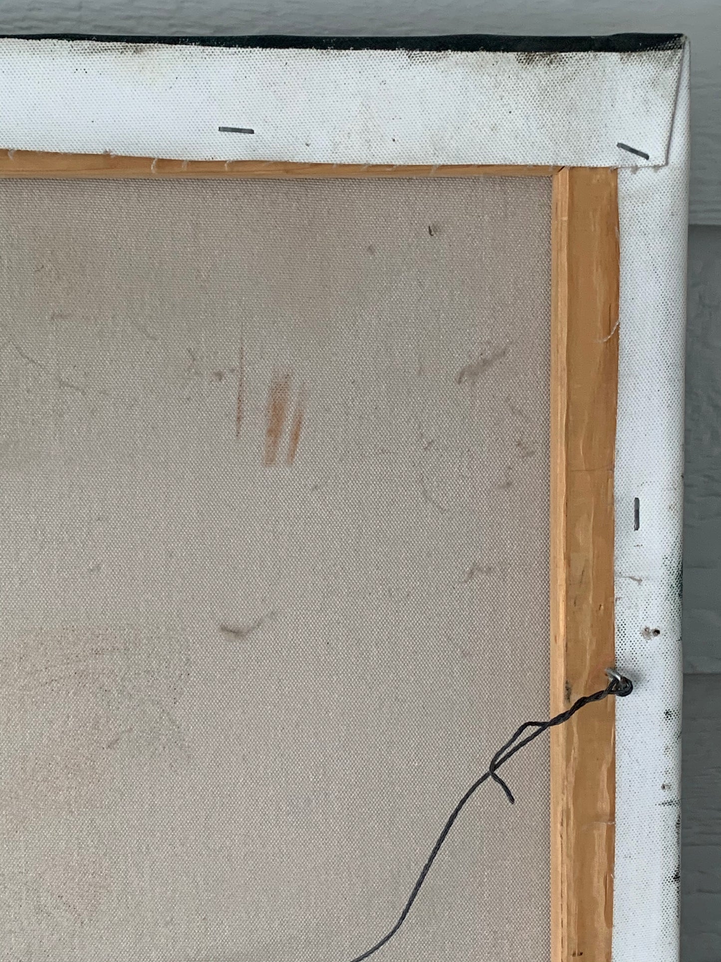 Vintage large original Napoleon reproduction painting