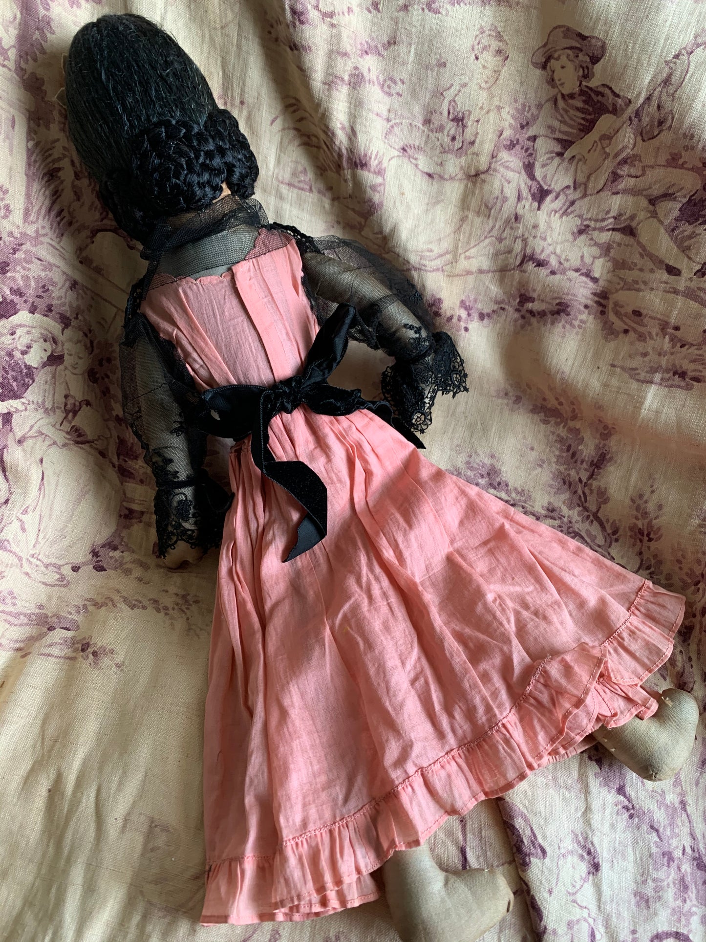 Vintage small boudoir doll