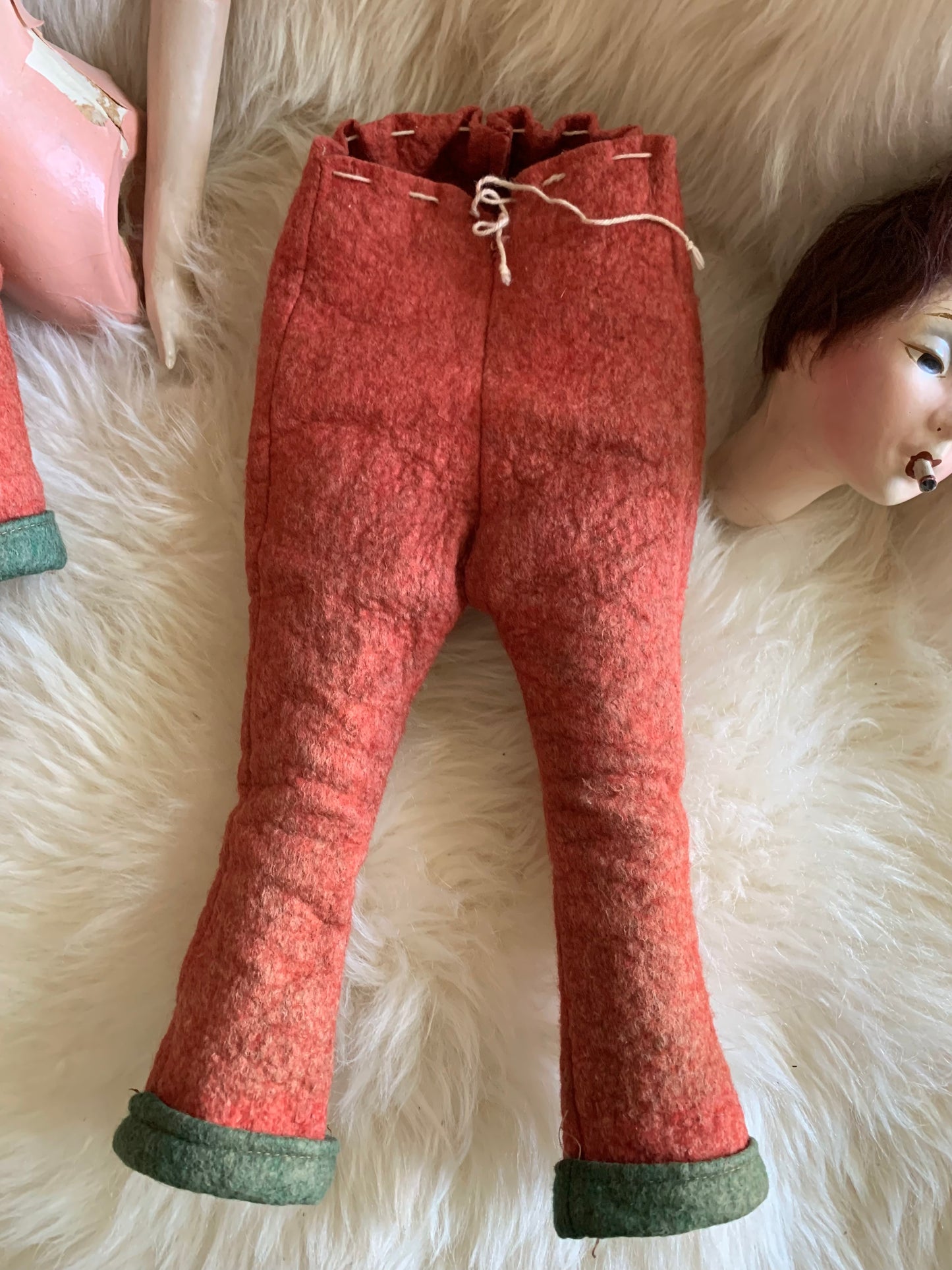 Vintage Cubeb smoker boudoir doll