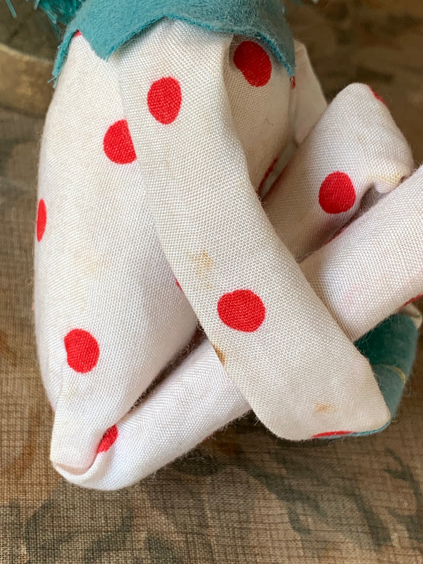 Vintage snowman knee hugger