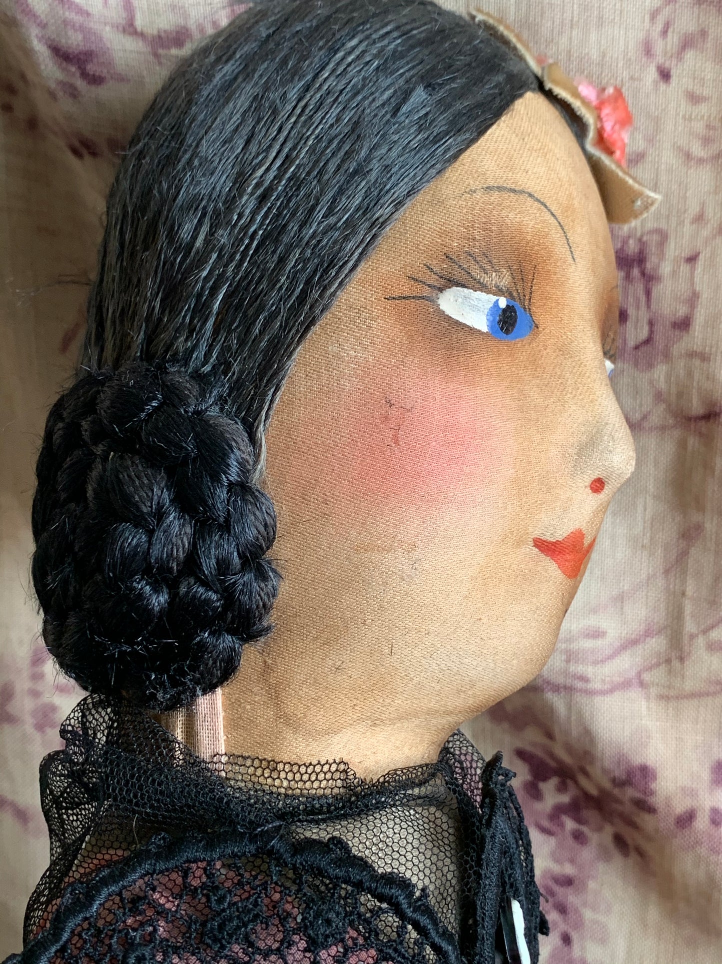 Vintage small boudoir doll