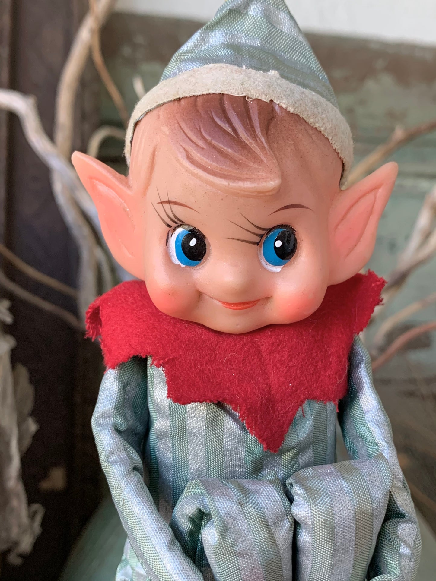 Vintage striped knee hugger elf
