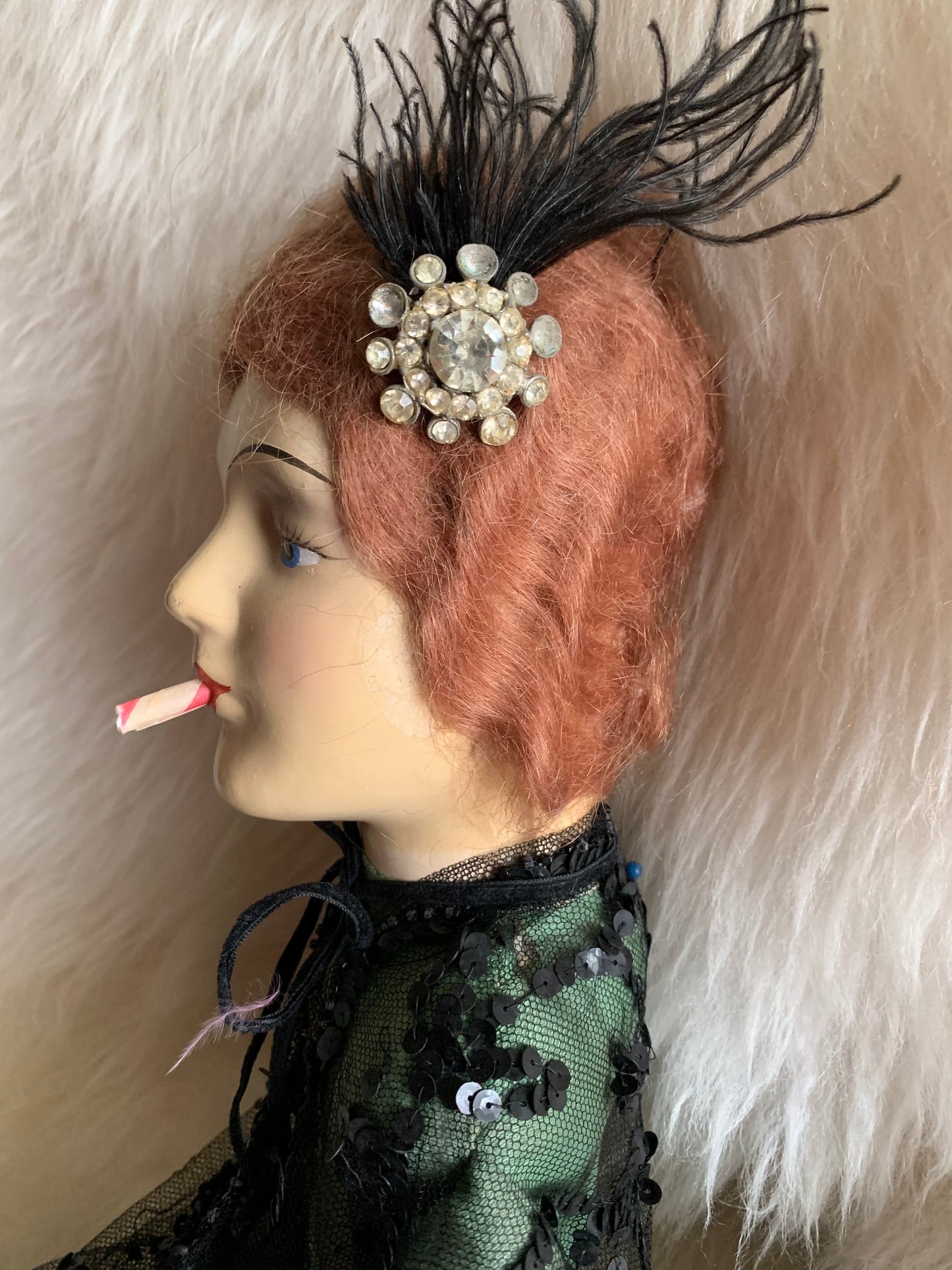 Vintage smoker boudoir doll