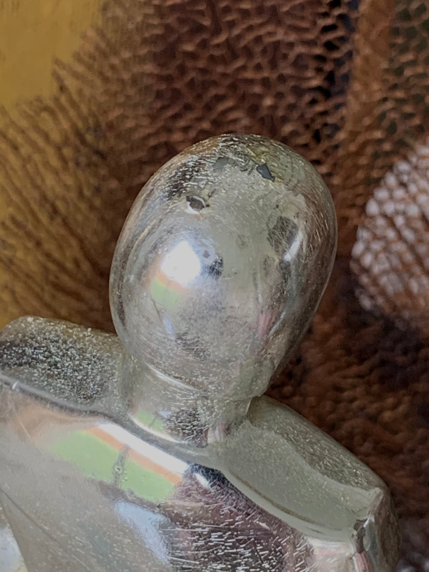 Vintage football player trophy 60s figural award statue