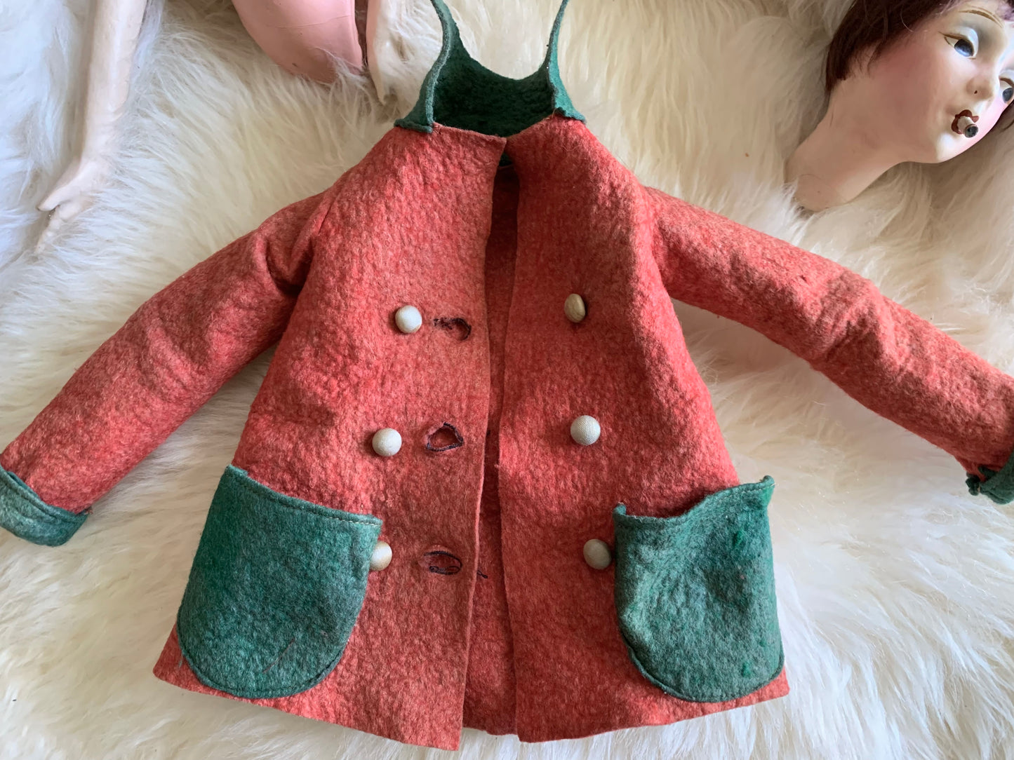 Vintage Cubeb smoker boudoir doll