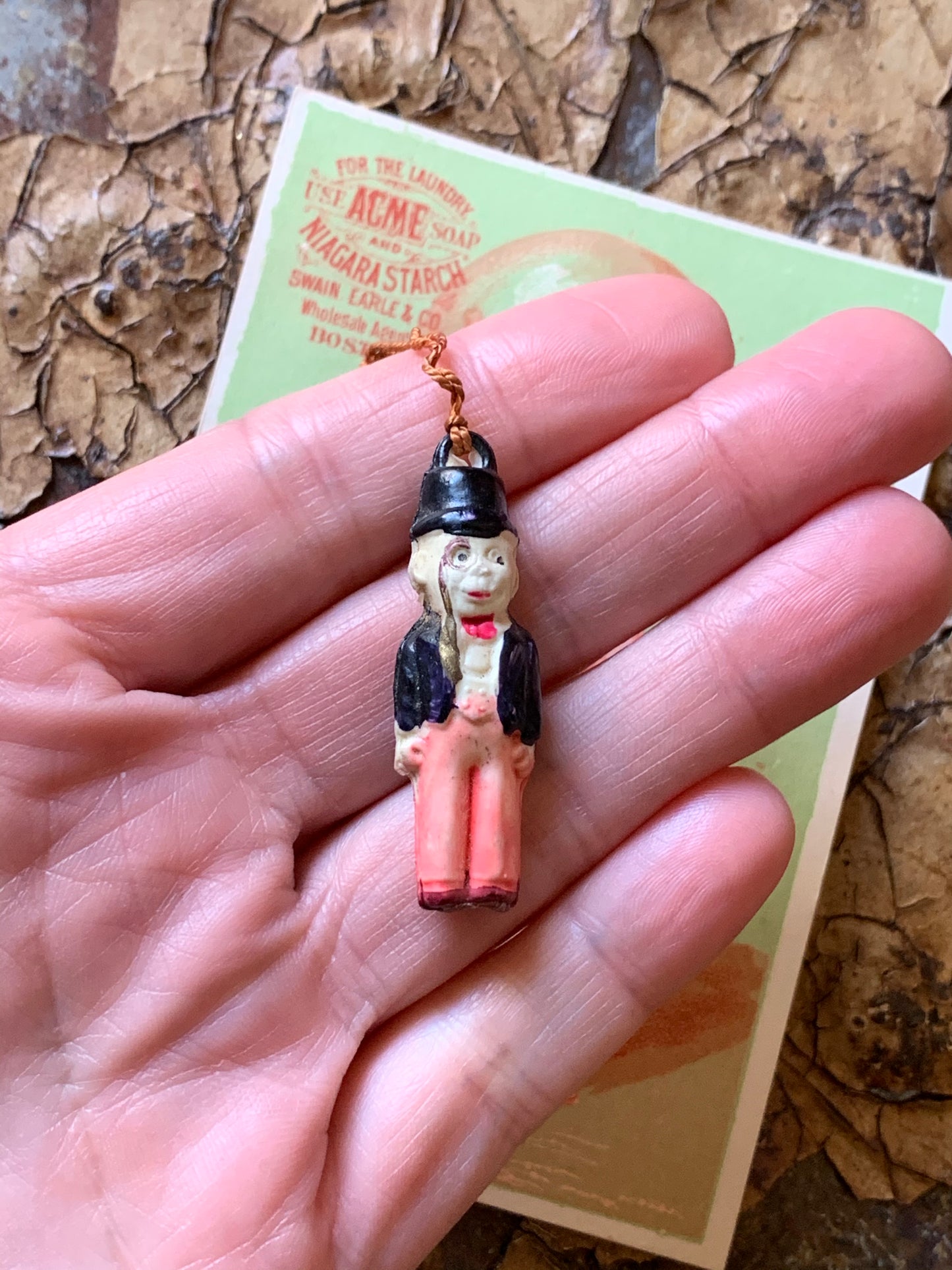 Vintage mini Charlie McCarthy charm