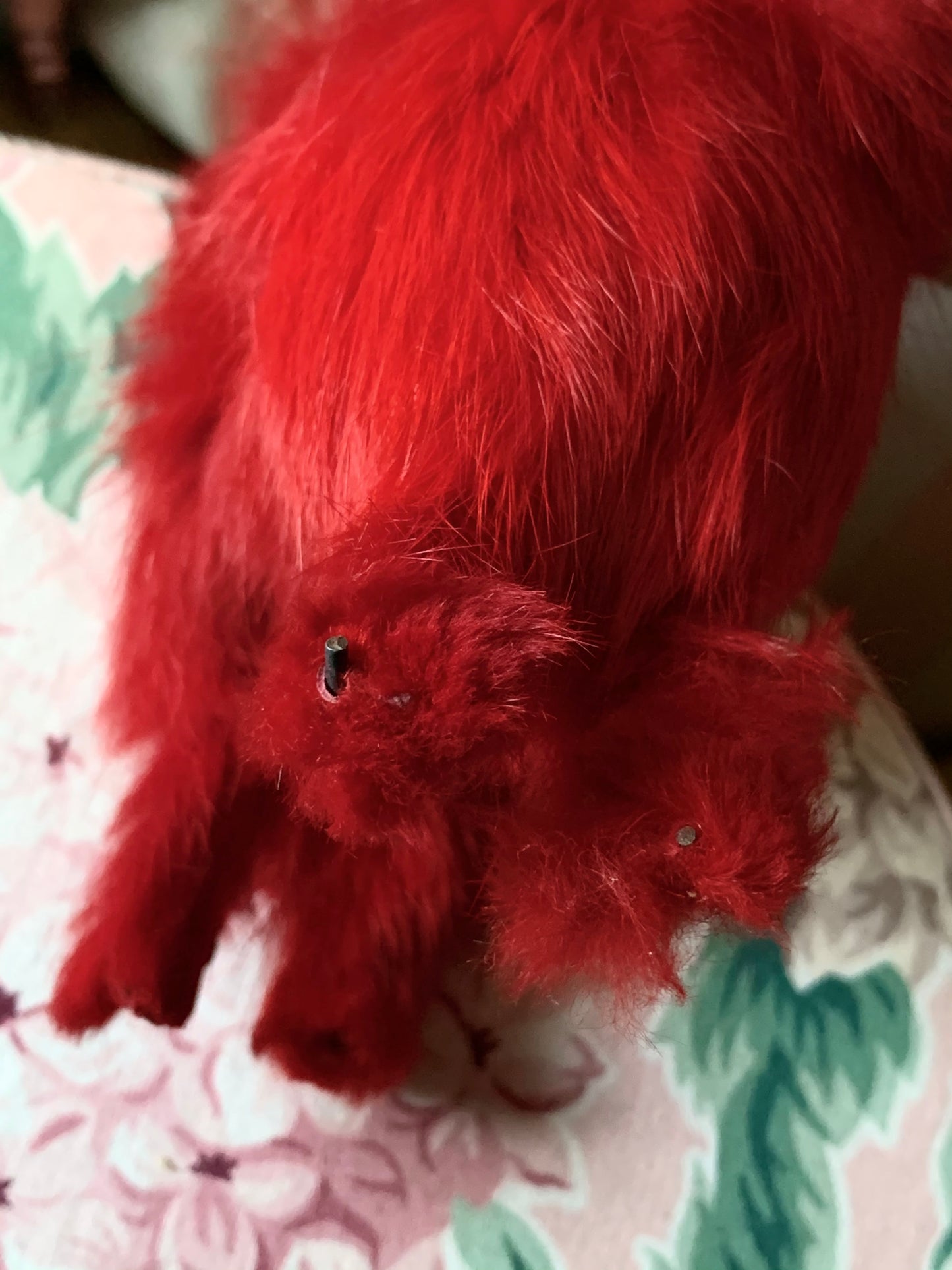 Vintage mini Jerry Pets red fur dog