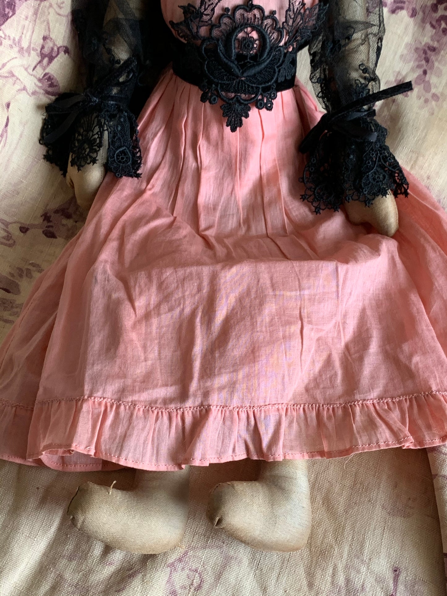 Vintage small boudoir doll