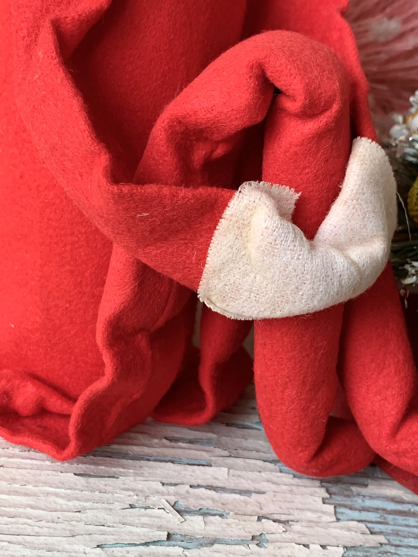 Vintage large jolly knee hugger elf