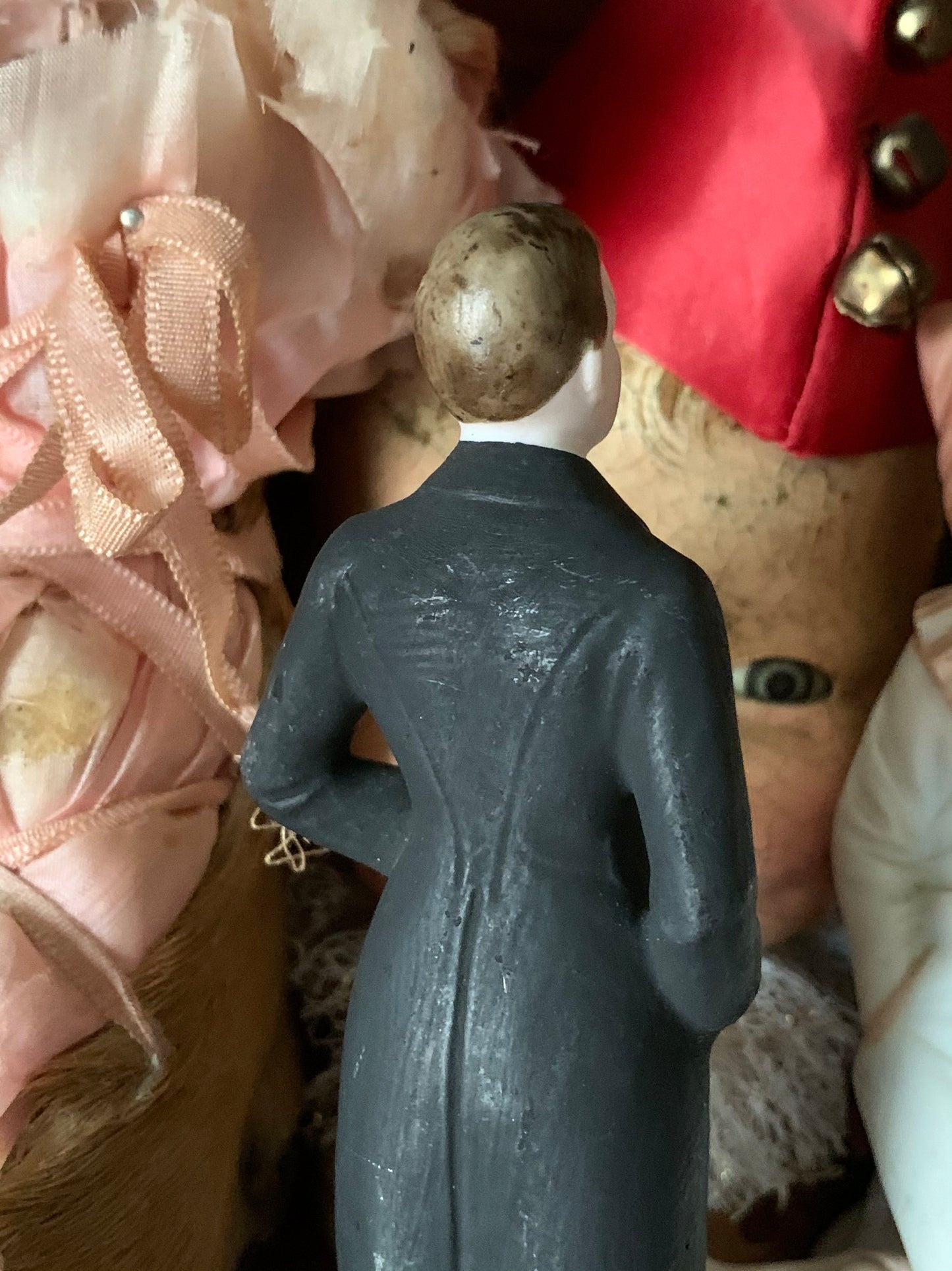 Vintage porcelain groom figure