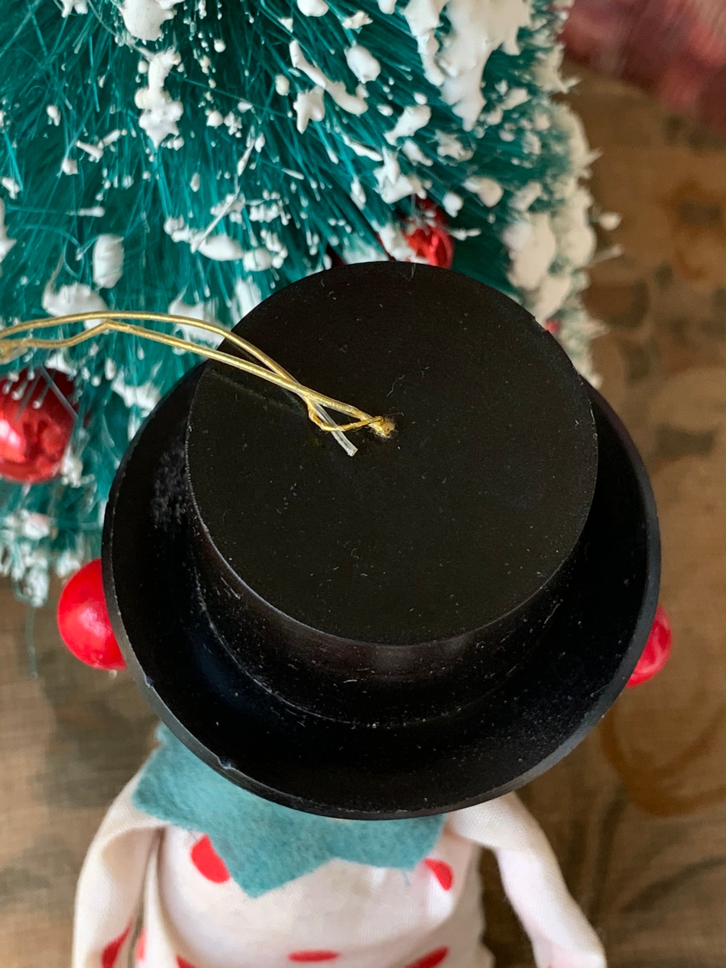 Vintage snowman knee hugger