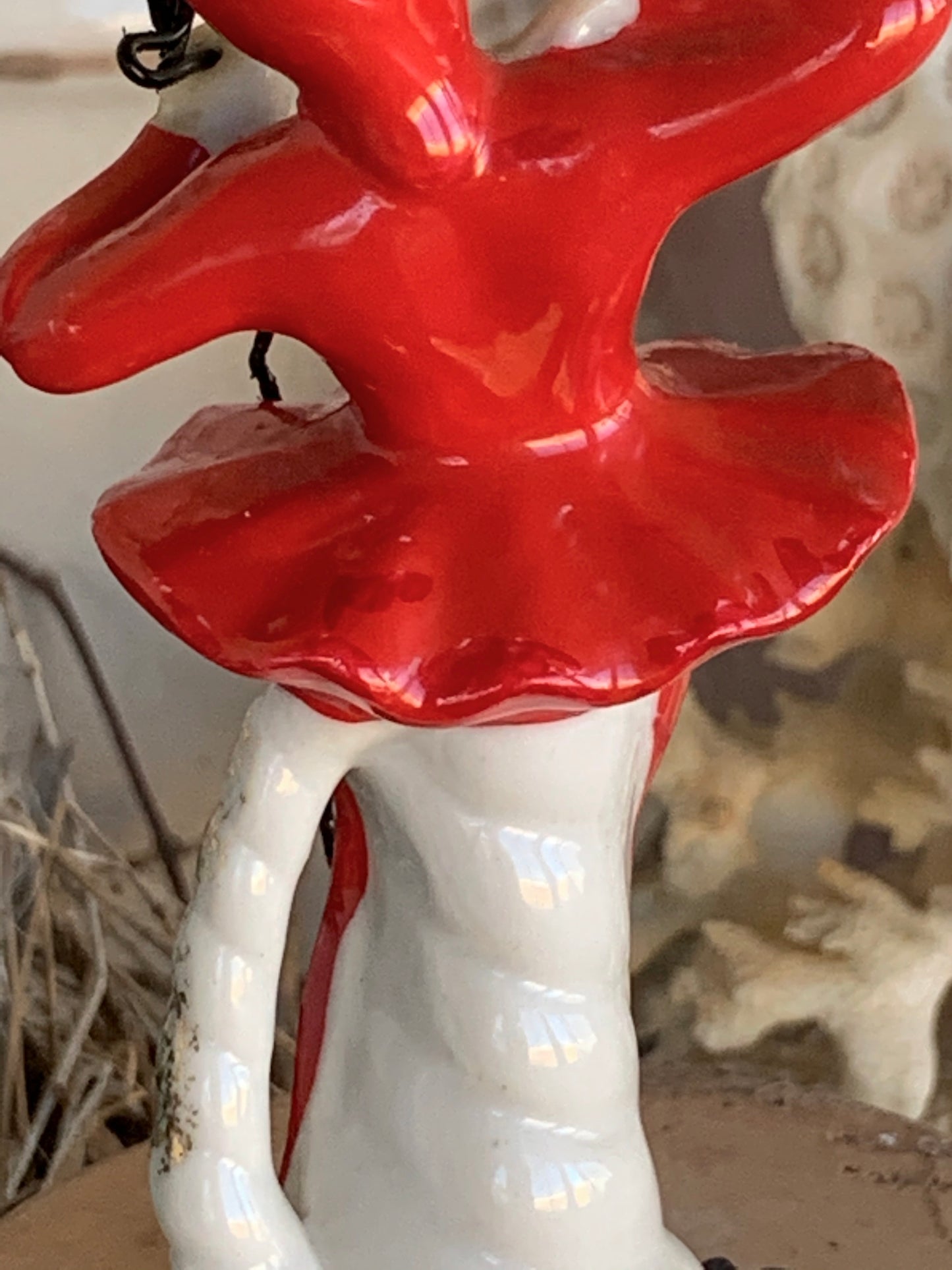 Vintage mini devil ballerina figurine