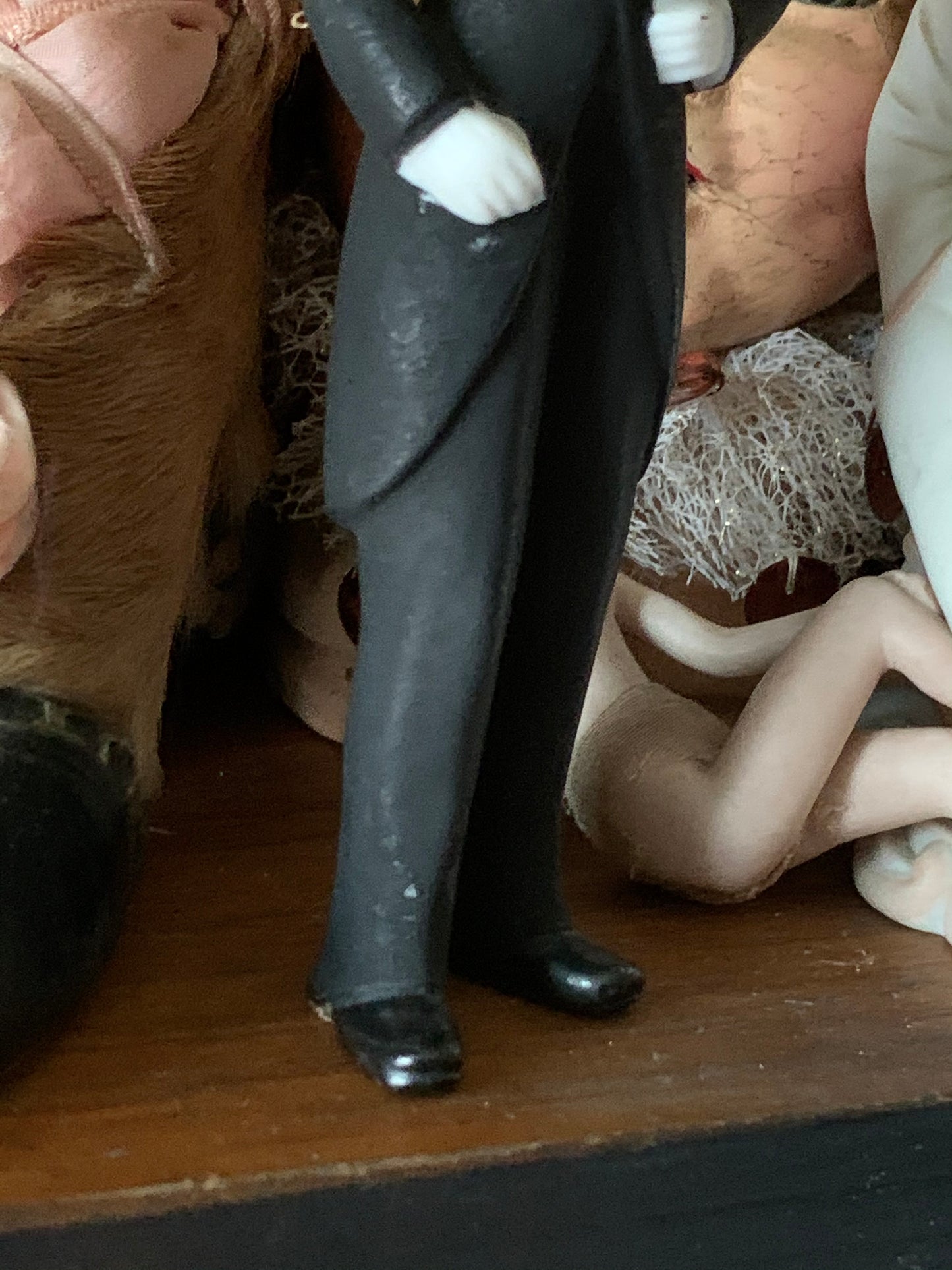 Vintage porcelain groom figure