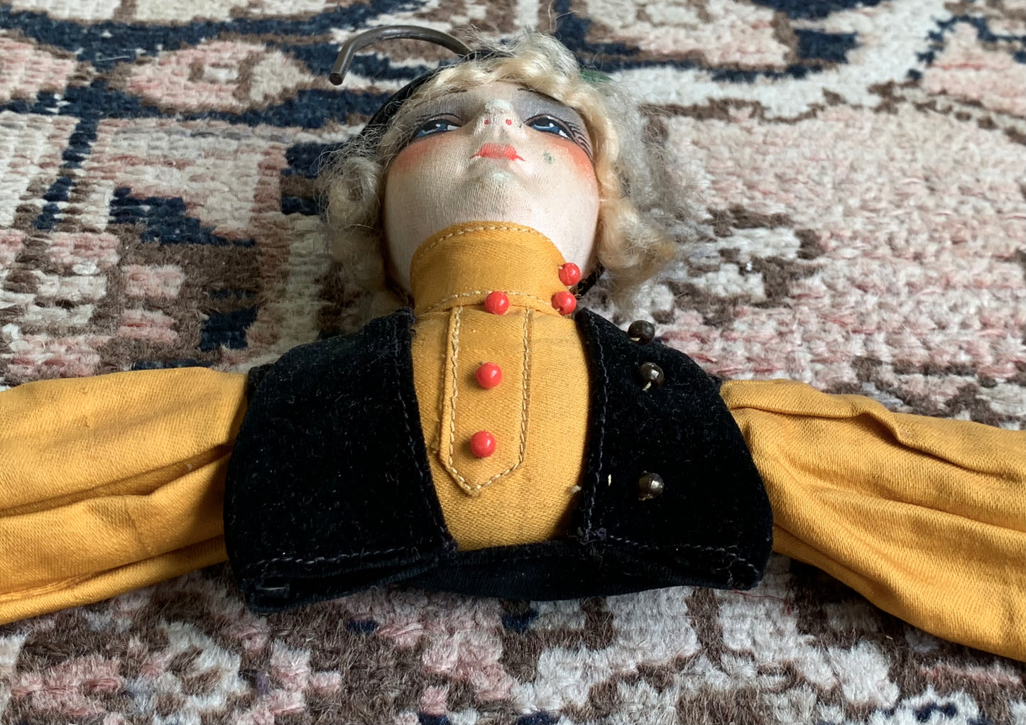 Vintage boudoir doll hanger