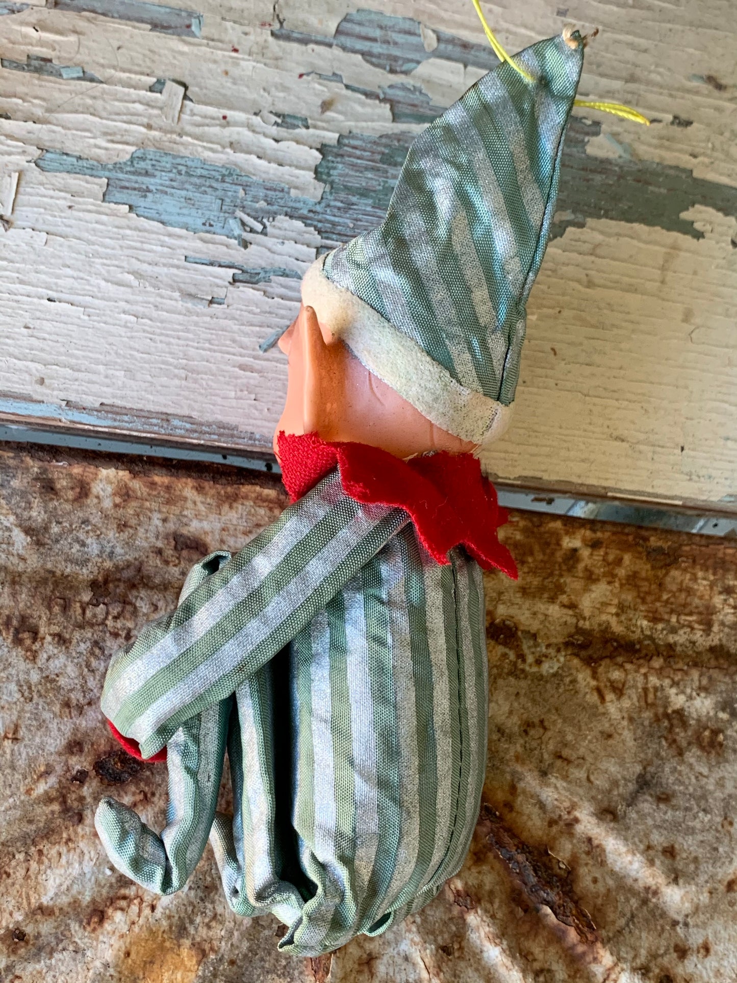 Vintage striped knee hugger elf