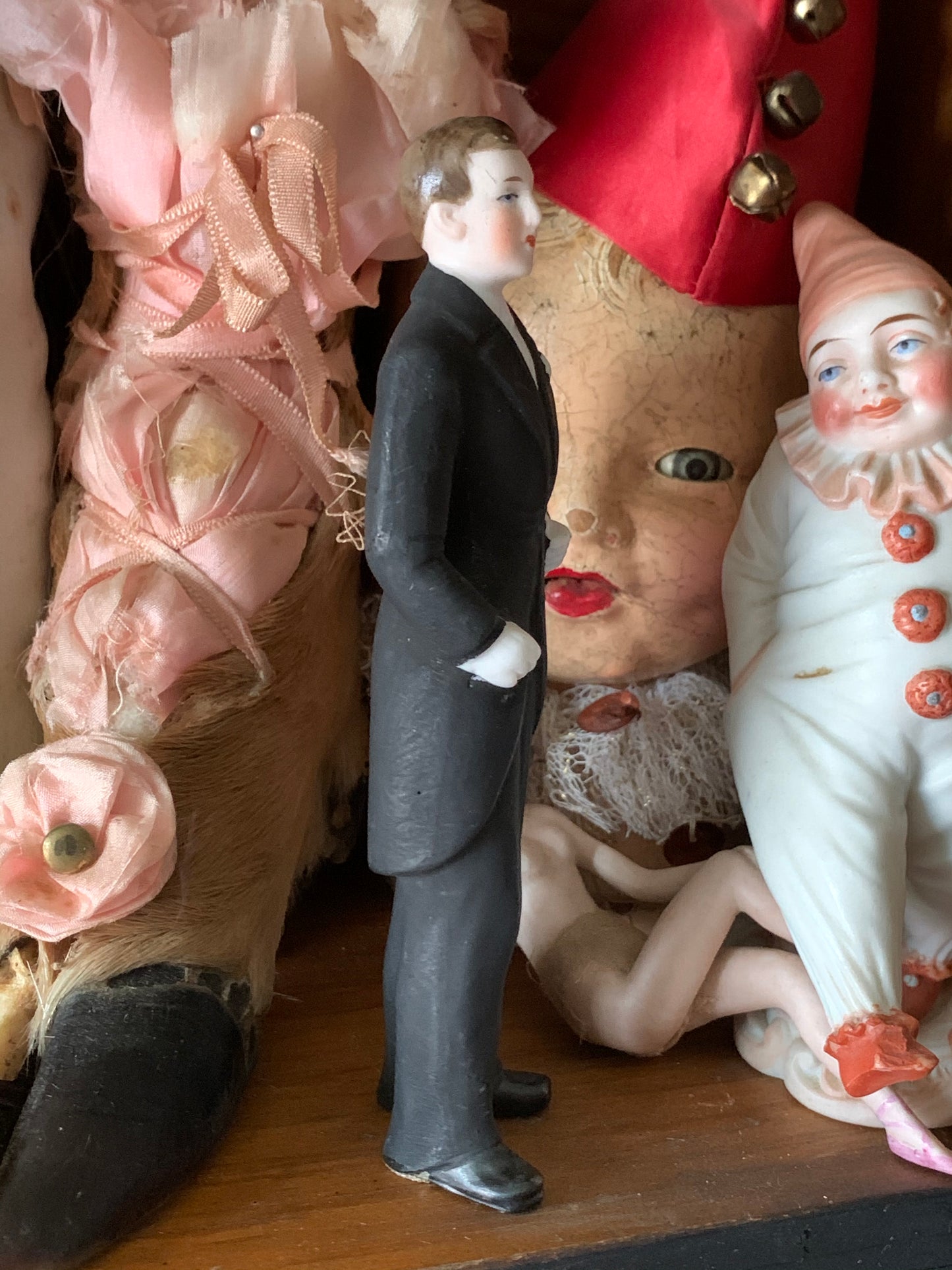 Vintage porcelain groom figure