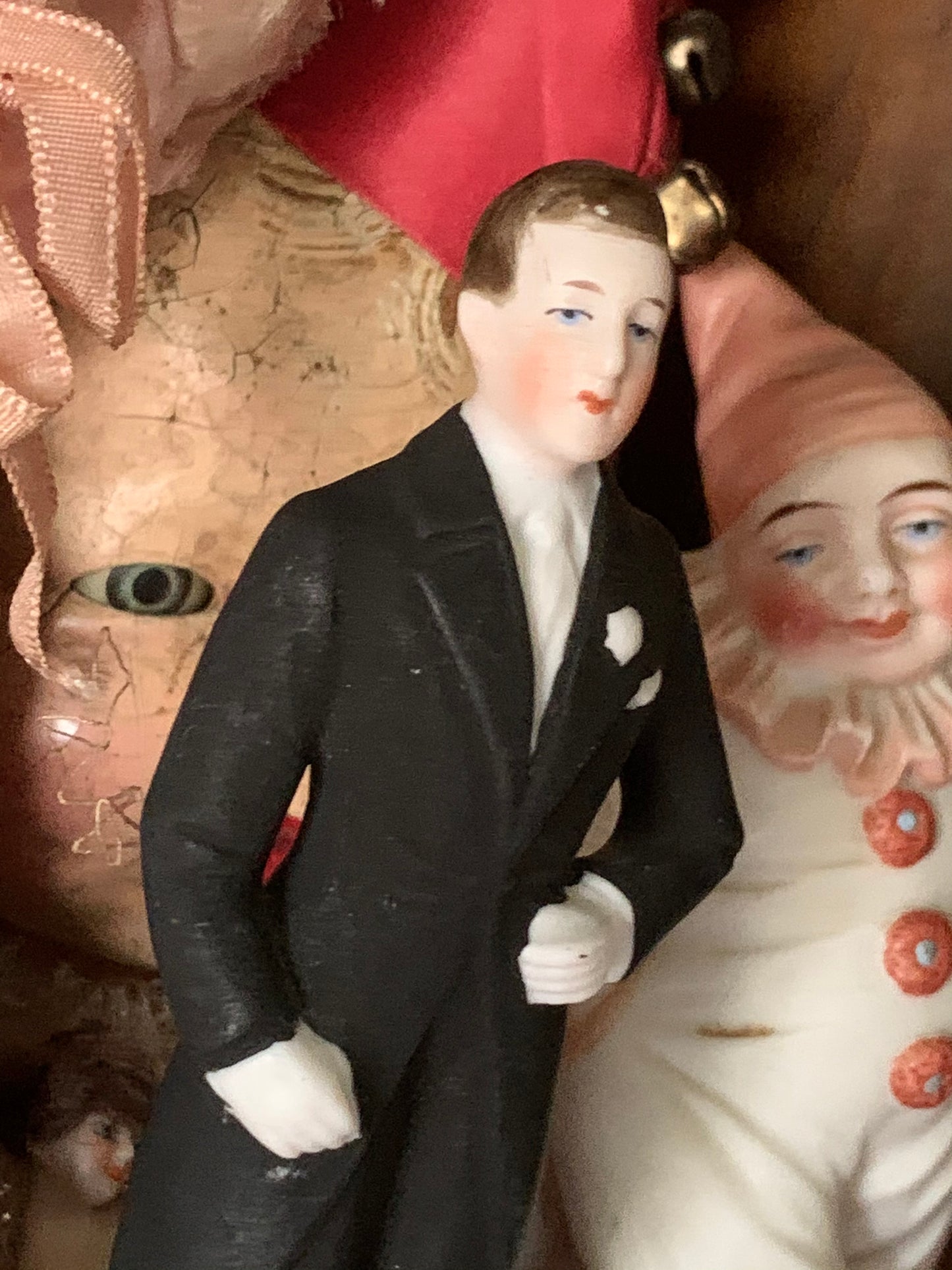 Vintage porcelain groom figure