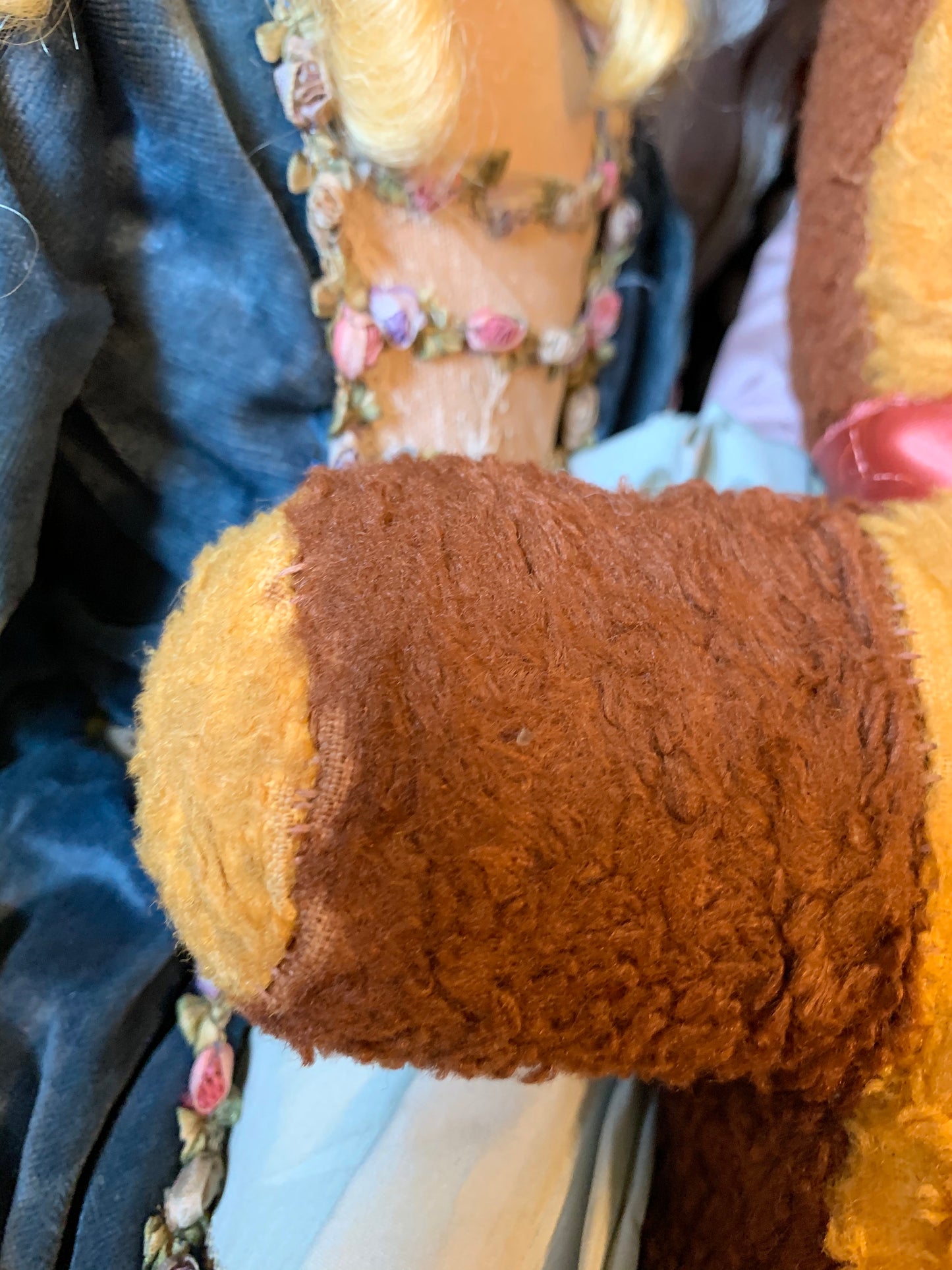 Vintage rubber face bear retro stuffed toy teddy