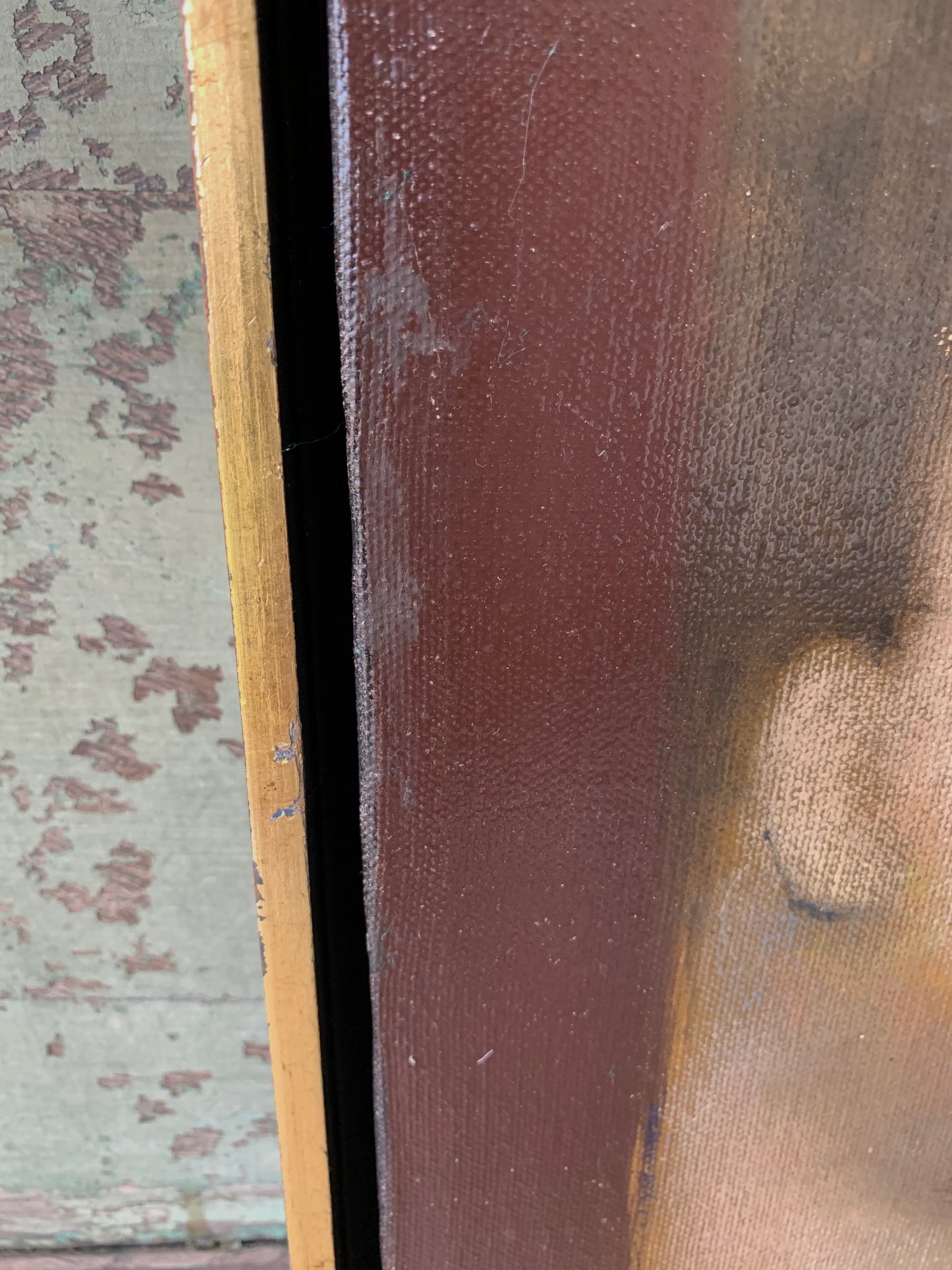 Vintage original Jose Montanes painting signed male portrait