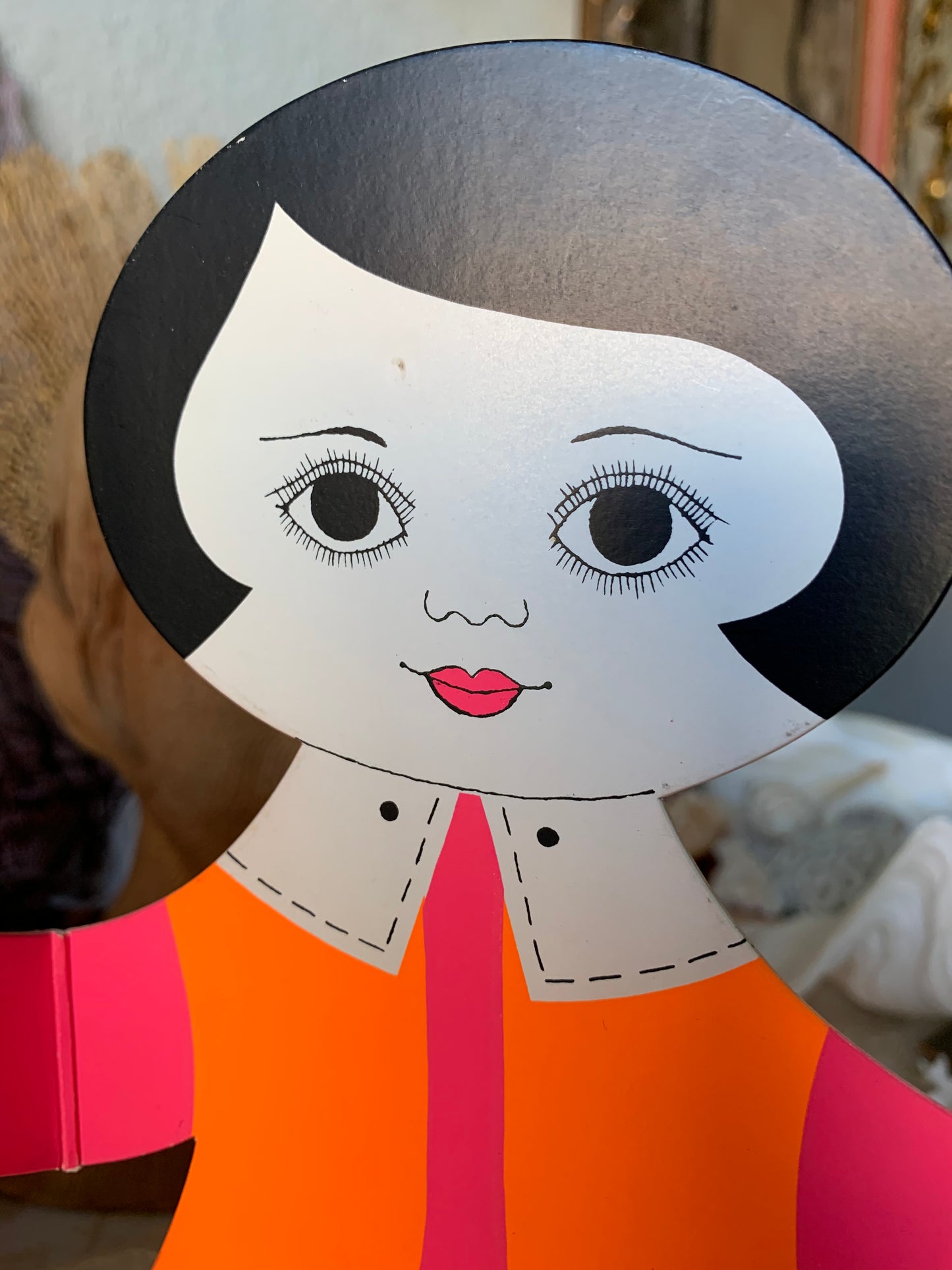 Vintage Gemma Taccogna 60s mod girl paper dolls